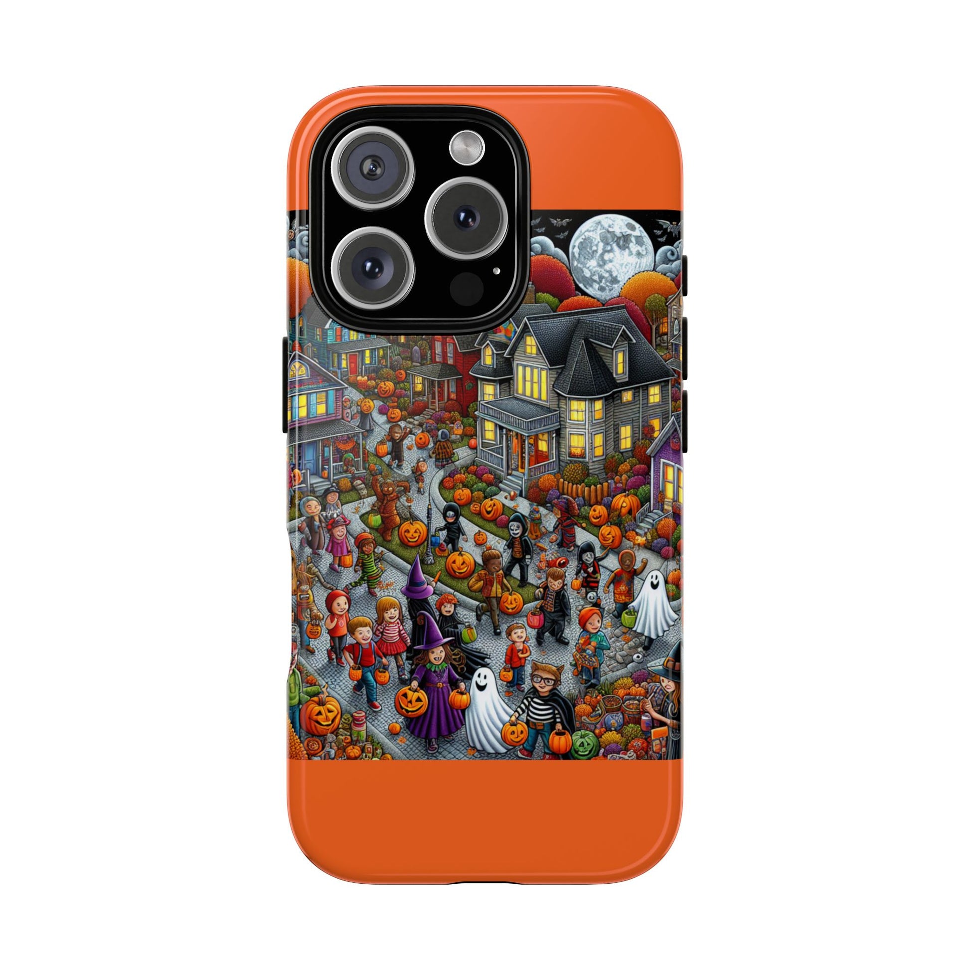 Halloween Phone Case, Tough Cases for Spooky Season, Fall Decor, Trick or Treat, Pumpkin Lovers, Ghost Design