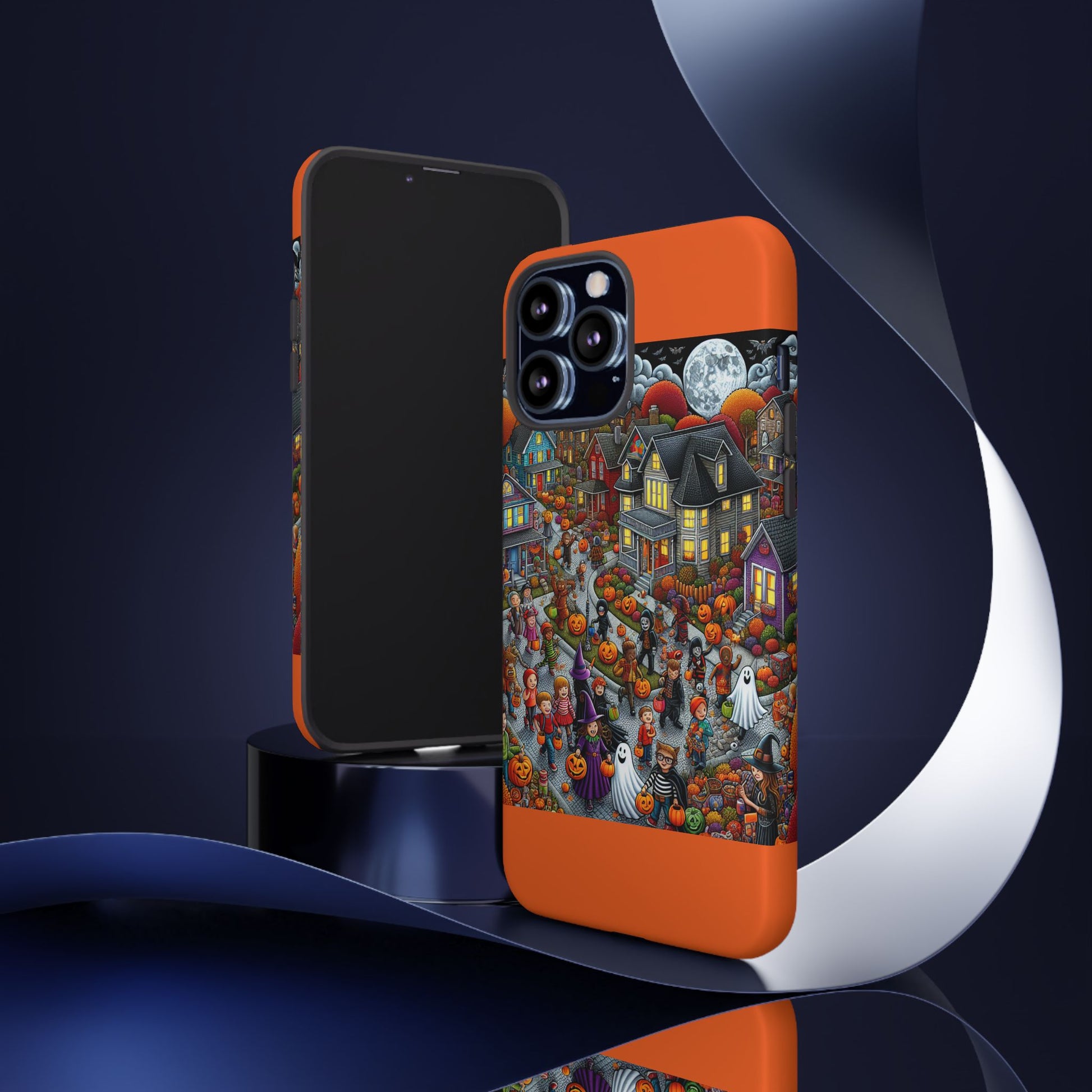 Halloween Phone Case, Tough Cases for Spooky Season, Fall Decor, Trick or Treat, Pumpkin Lovers, Ghost Design