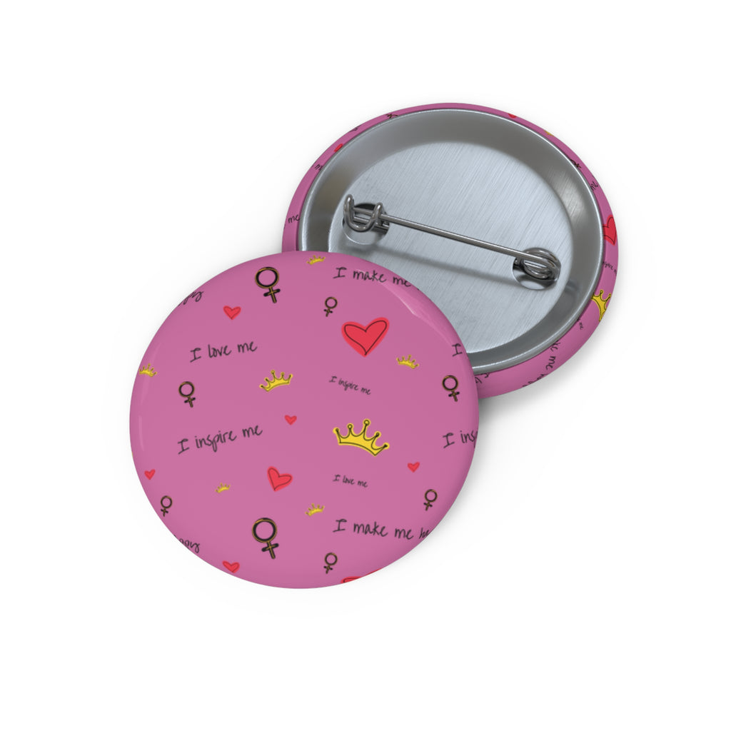 Custom Pin Buttons with Empowering Designs, Cute Badge Pins, Feminist Buttons, Inspirational Accessories, Gift Idea for Her, Fun Party [...]