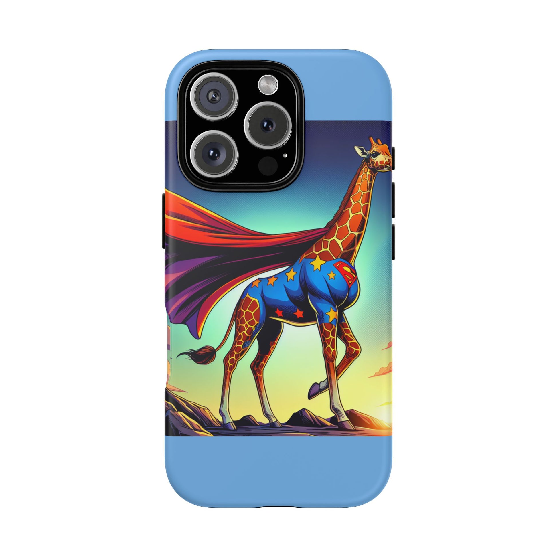 Superhero Giraffe Phone Case | Tough Cases, Unique Gifts, Animal Lover Accessories, Fun Tech Protectors, Cute Phone Covers, Birthday Gift