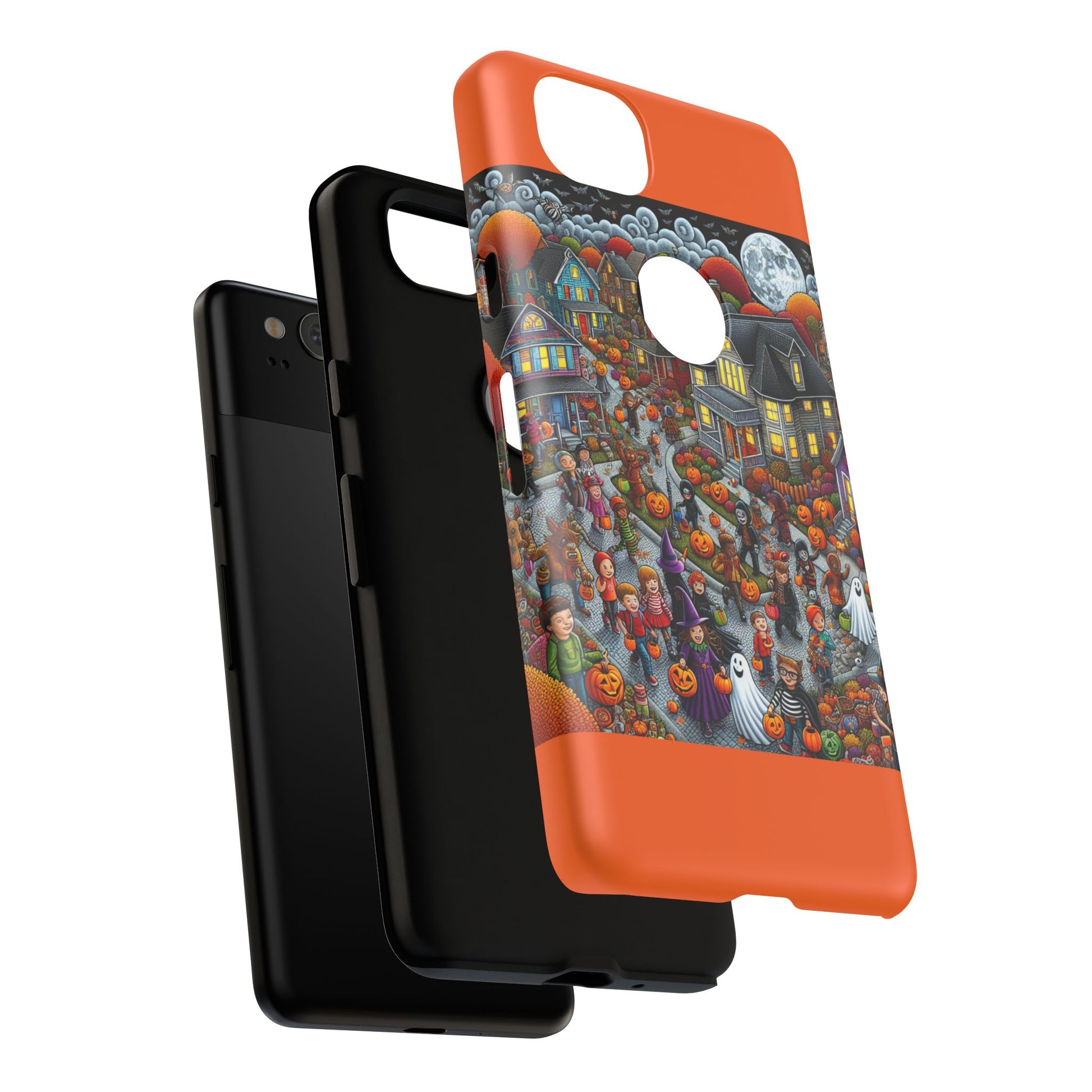 Halloween Phone Case, Tough Cases for Spooky Season, Fall Decor, Trick or Treat, Pumpkin Lovers, Ghost Design