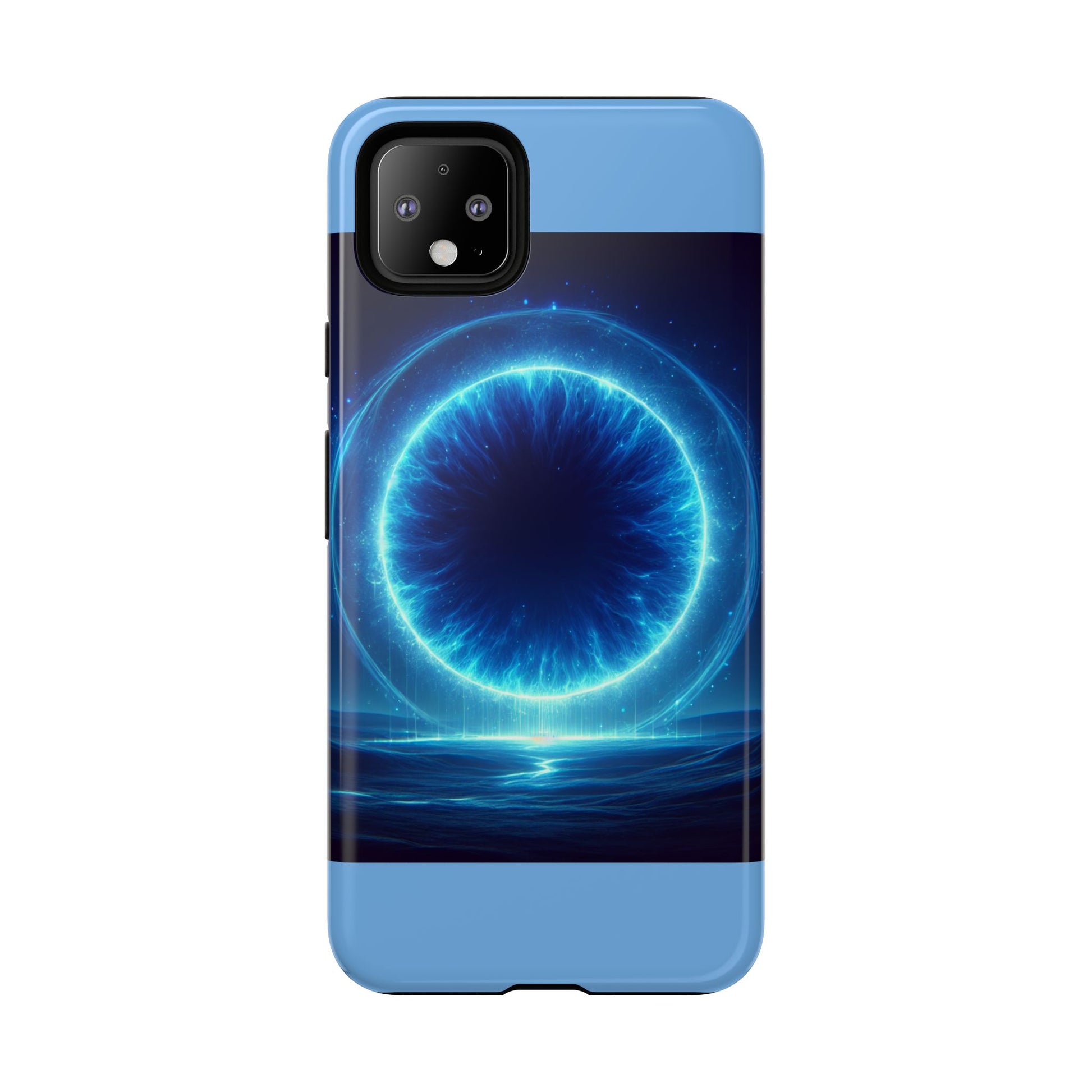 Blue Galaxy Phone Case, Tough Phone Cover, Cosmic Protection Case, Space Design, Gift for Space Lovers