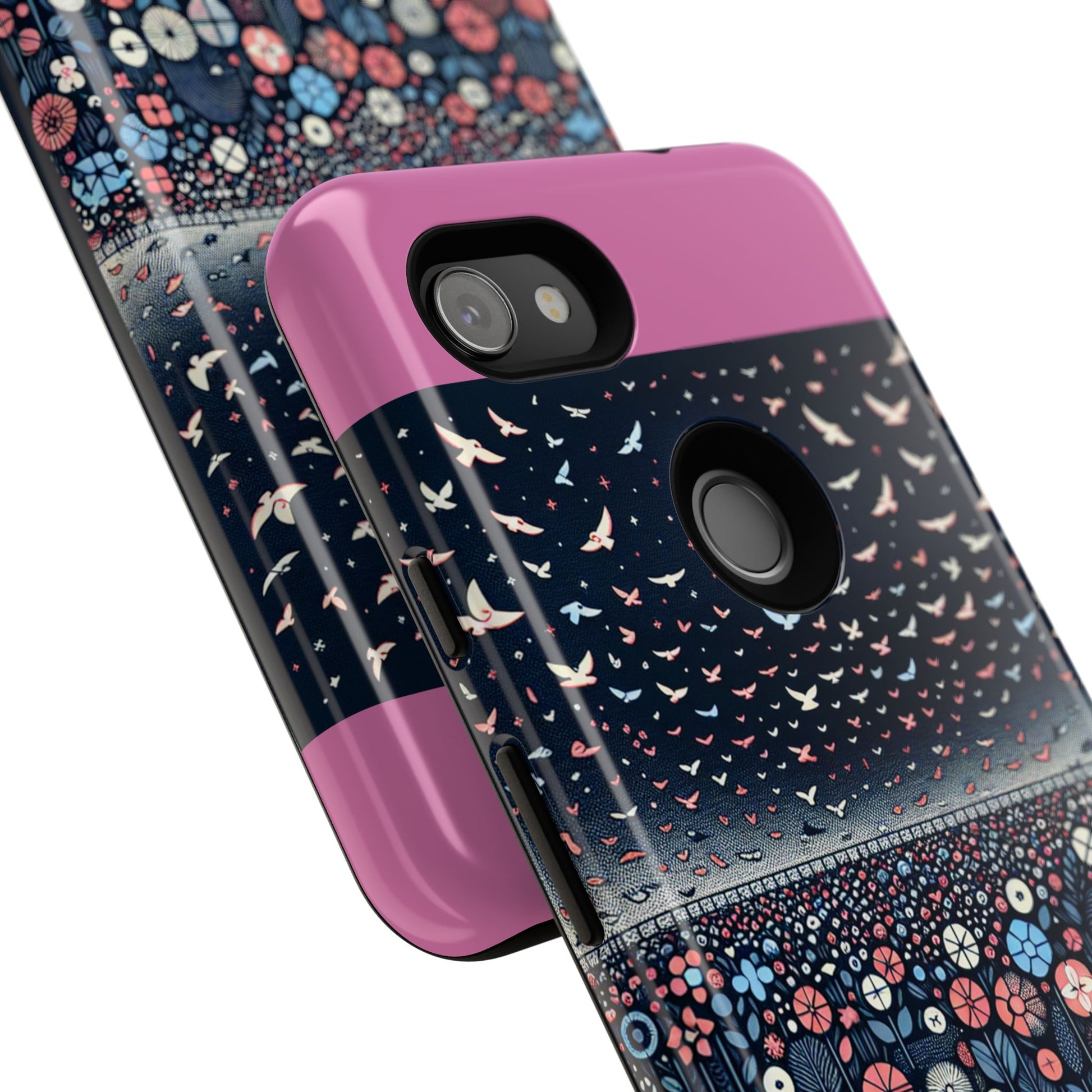 Floral Phone Case, Tough Cases for iPhone, Nature-Inspired Design, Gift for Her, Stylish Protection, Trending Accessory