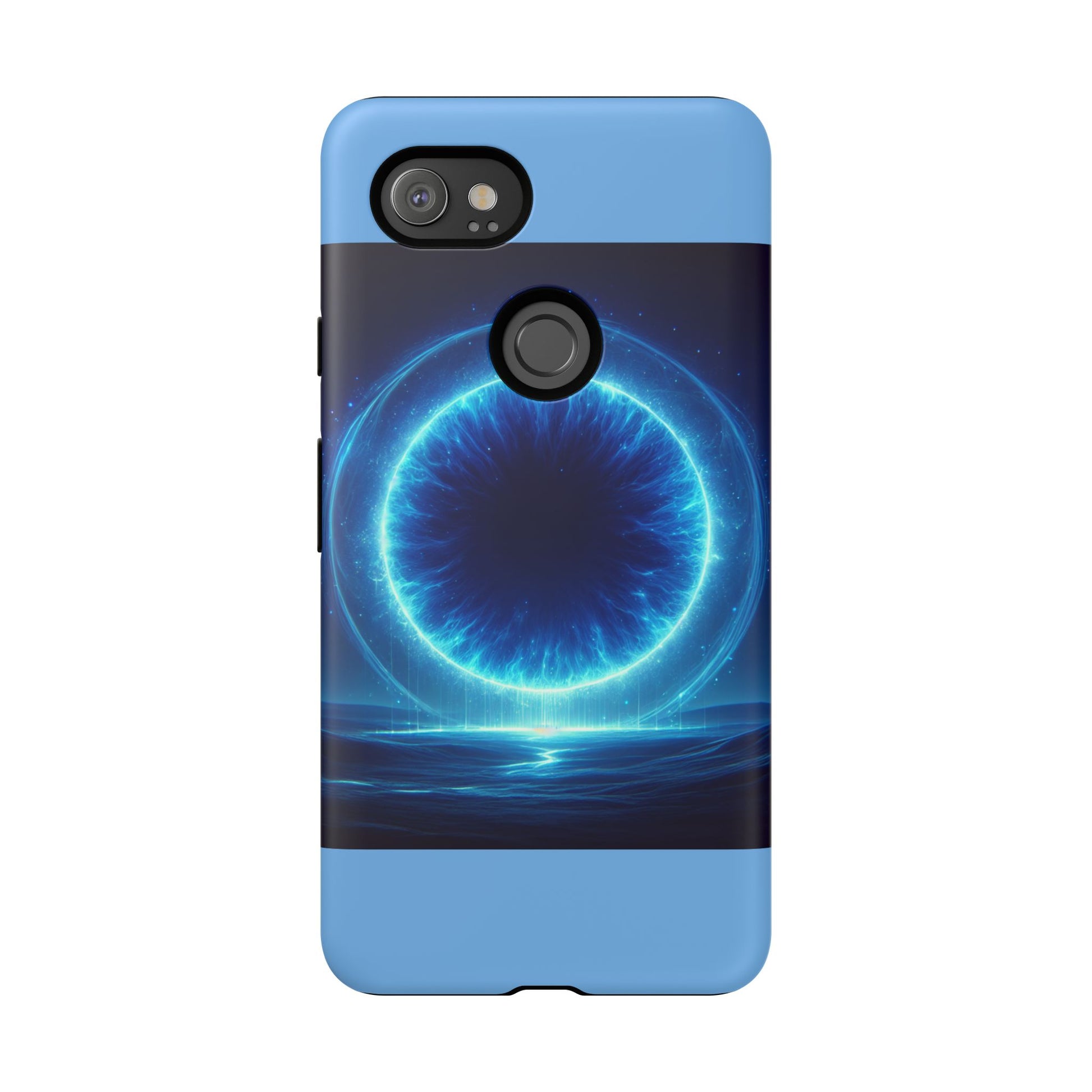 Blue Galaxy Phone Case, Tough Phone Cover, Cosmic Protection Case, Space Design, Gift for Space Lovers