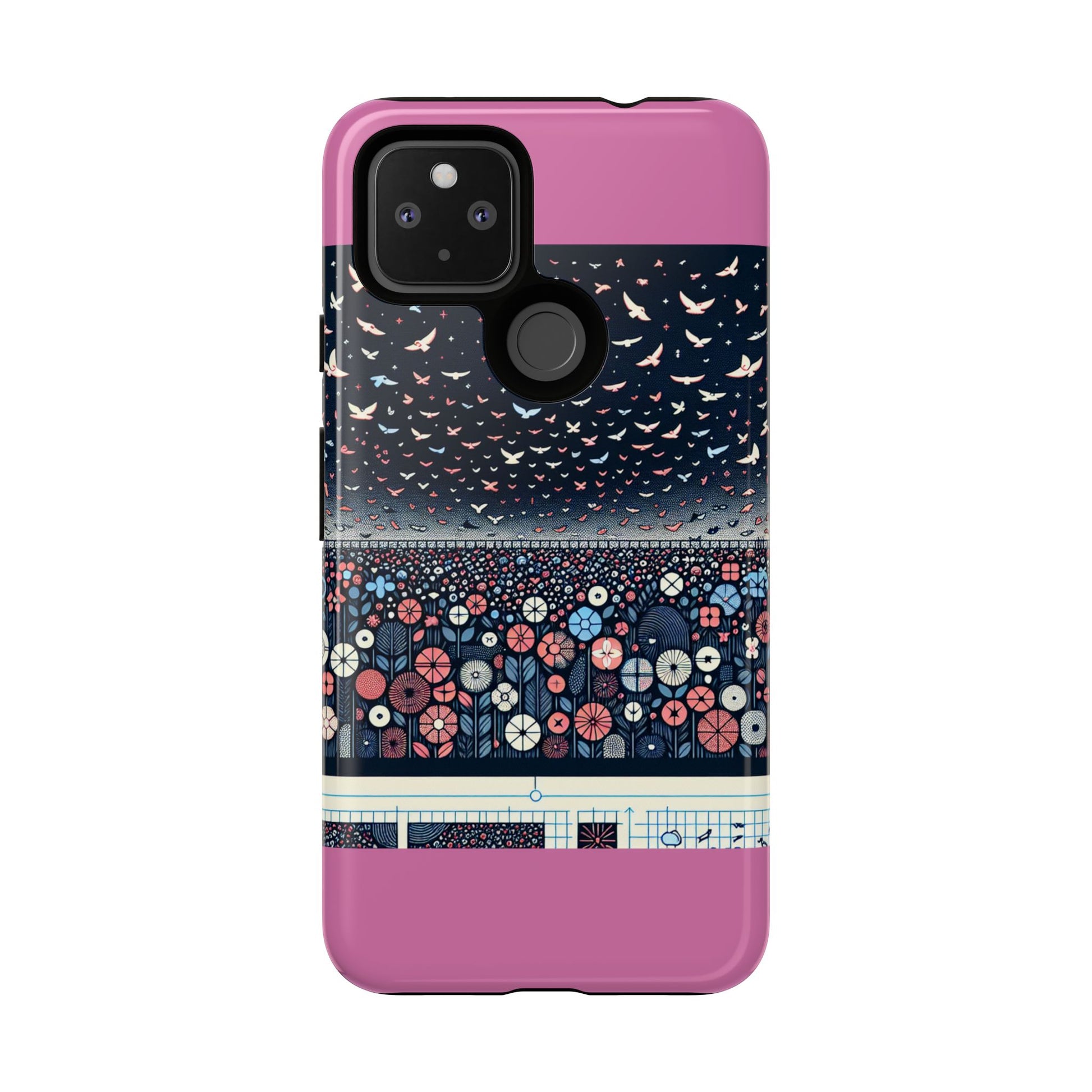 Floral Phone Case, Tough Cases for iPhone, Nature-Inspired Design, Gift for Her, Stylish Protection, Trending Accessory