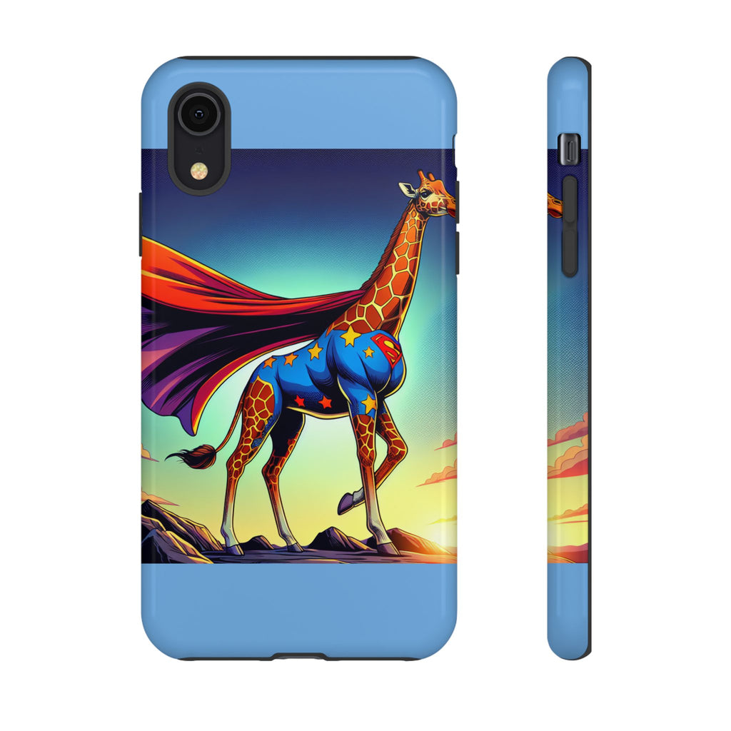 Superhero Giraffe Phone Case | Tough Cases, Unique Gifts, Animal Lover Accessories, Fun Tech Protectors, Cute Phone Covers, Birthday Gift