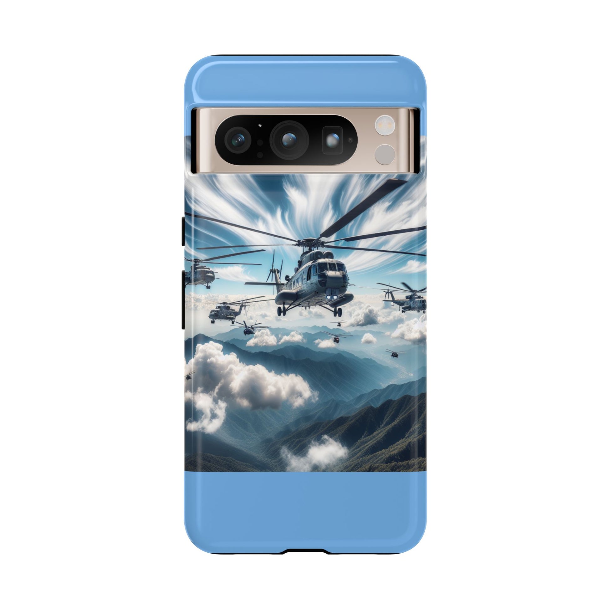 Tough Cases - Helicopter Design Phone Case, Military Style Cover, Unique Gift for Aviation Lovers, Durable Phone Protector, Hobbyist [...]