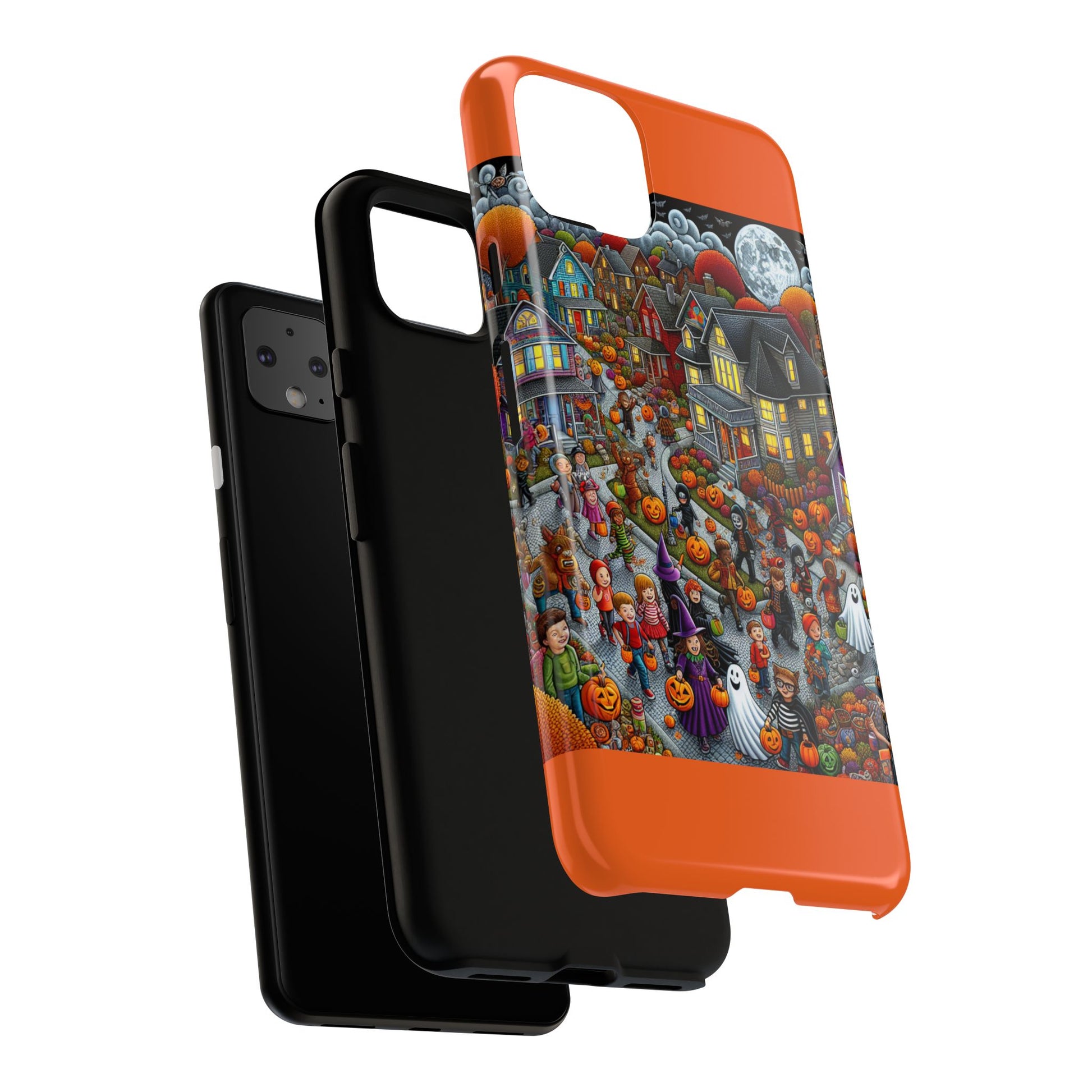 Halloween Phone Case, Tough Cases for Spooky Season, Fall Decor, Trick or Treat, Pumpkin Lovers, Ghost Design