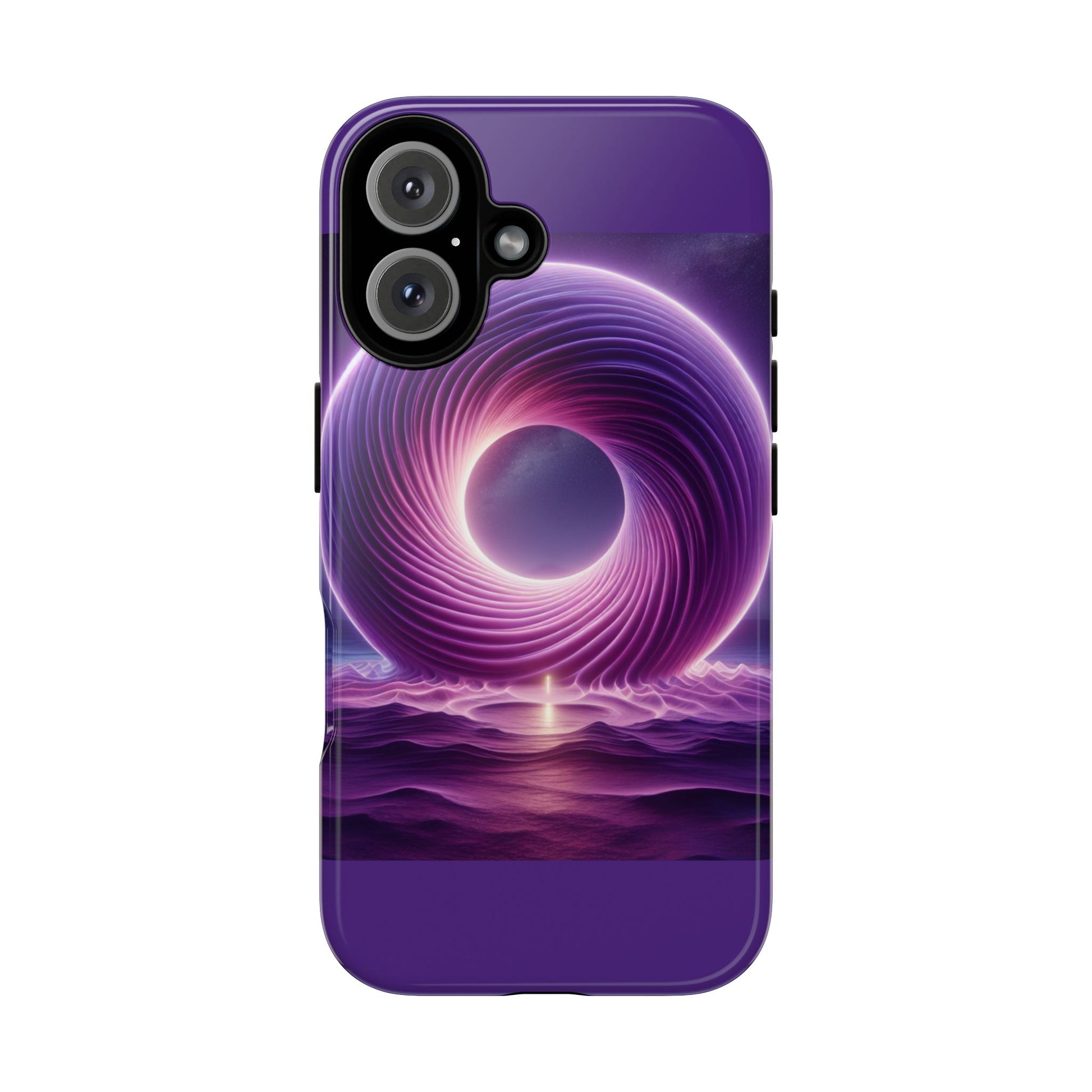 Colorful Phone Case with Swirling Design, Tough Phone Cover, Cosmic Phone Protector, Unique Gift for Tech Lovers, Stylish Smartphone Shell