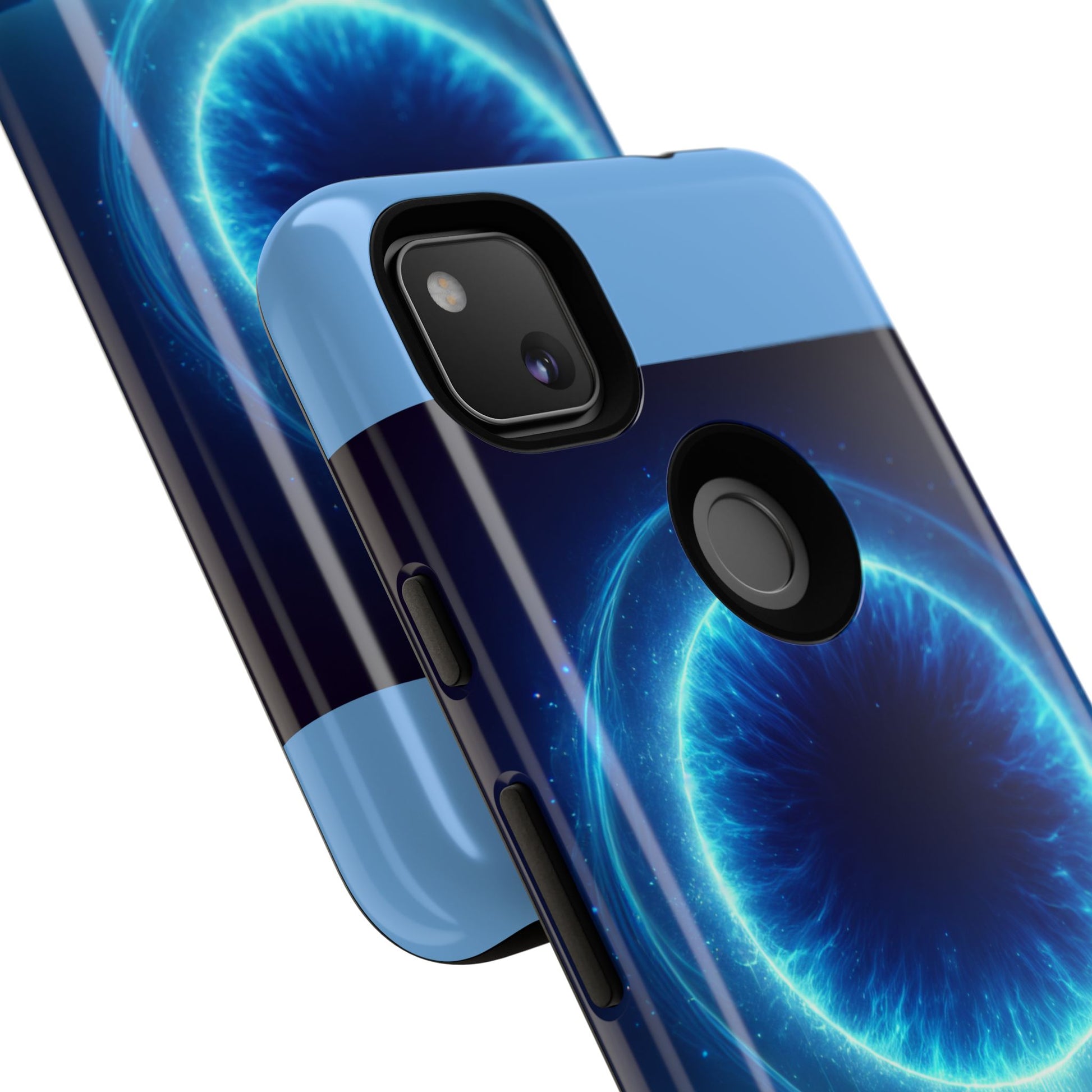 Blue Galaxy Phone Case, Tough Phone Cover, Cosmic Protection Case, Space Design, Gift for Space Lovers