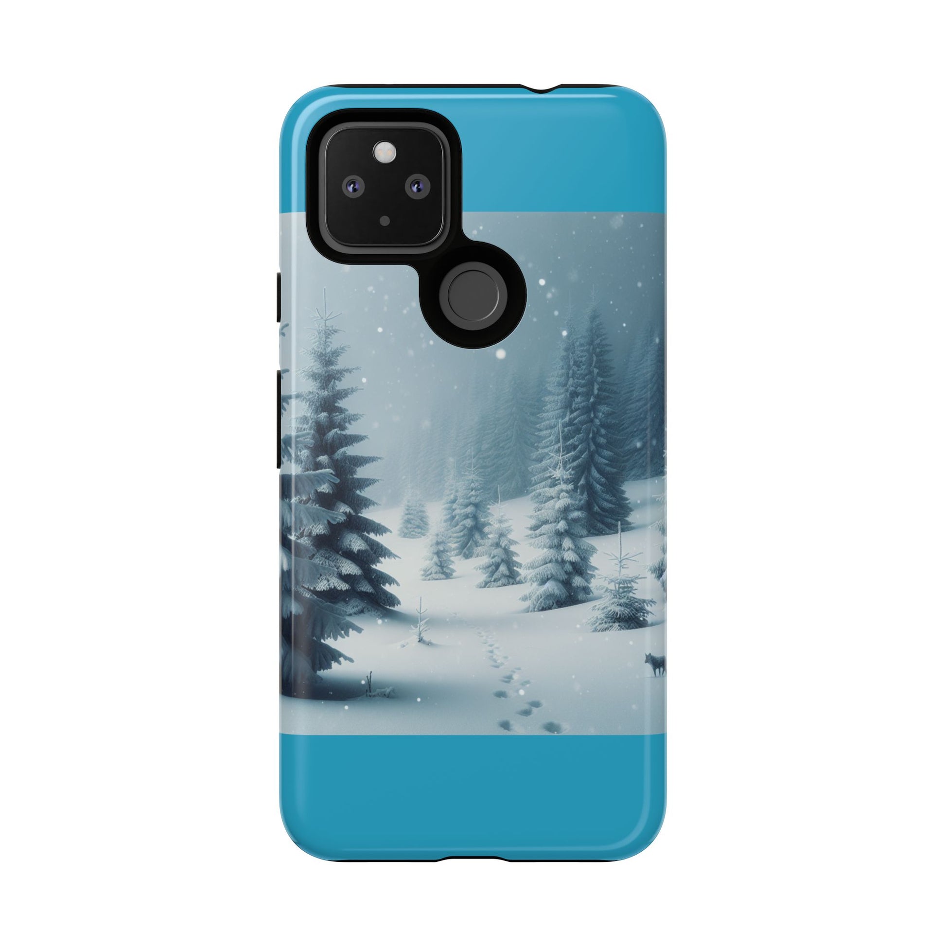 Winter Forest Phone Case, Tough Cases for iPhone, Snowy Landscape Design, Nature Lover Gift, Holiday Accessories