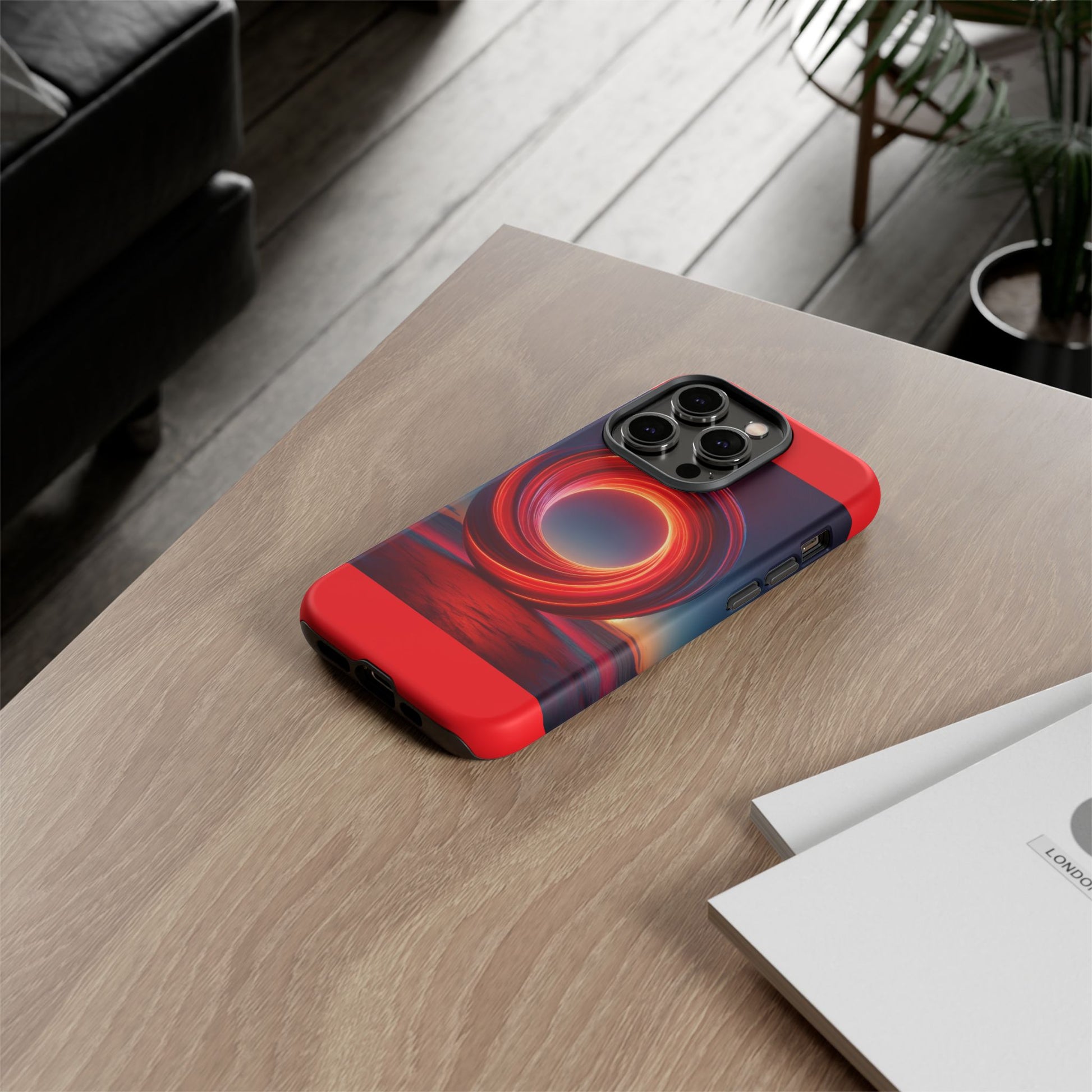 Vibrant Phone Case with Abstract Design, Tough Cases for Tech Lovers, Sleek Protection, Gift for Friends, Customizable Mobile Accessory