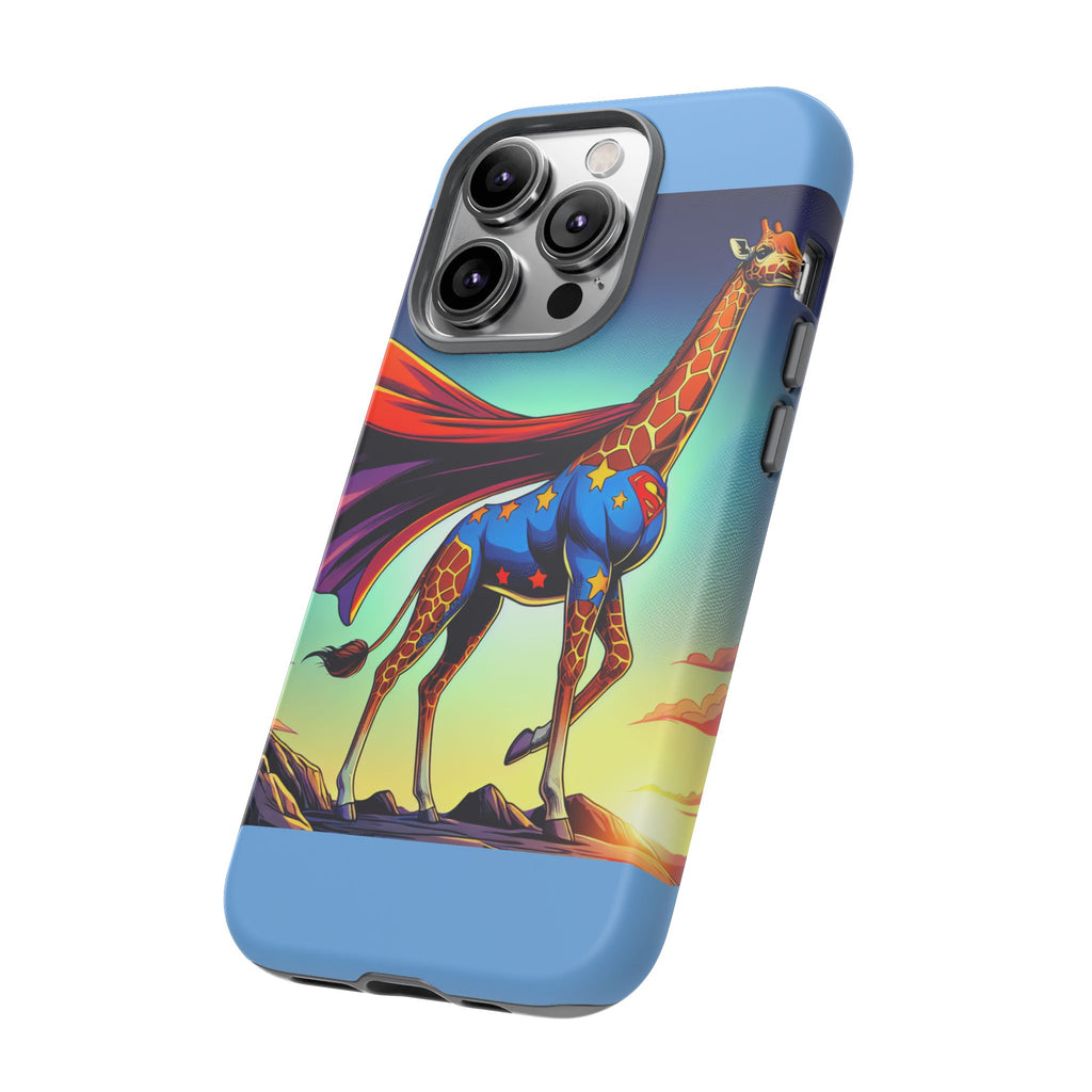 Superhero Giraffe Phone Case | Tough Cases, Unique Gifts, Animal Lover Accessories, Fun Tech Protectors, Cute Phone Covers, Birthday Gift