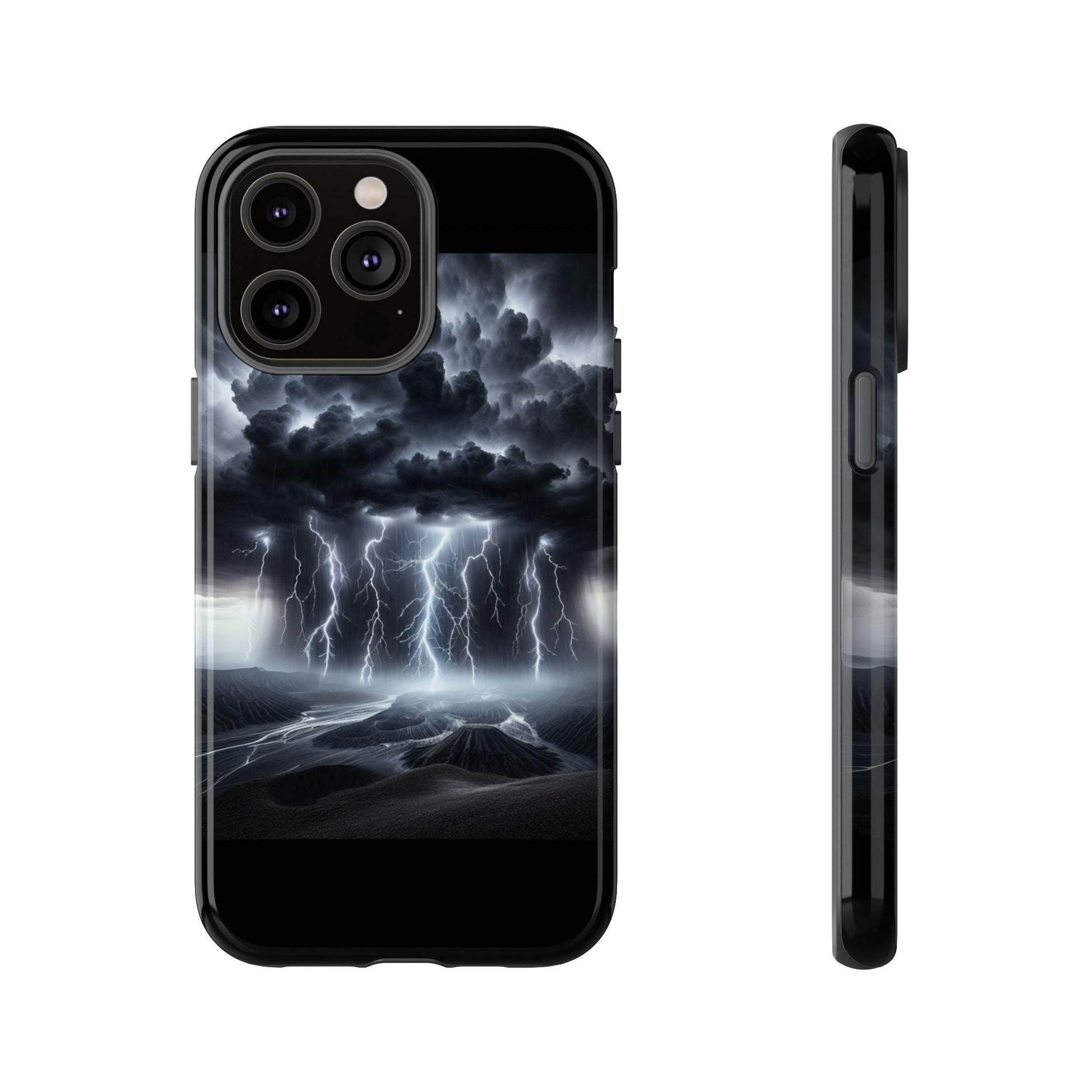 Tough Cases for the Bold: Stormy Thunder Phone Case, Lightning Protection, Durable Cover for Adventurers, Unique Gift for Nature [...]