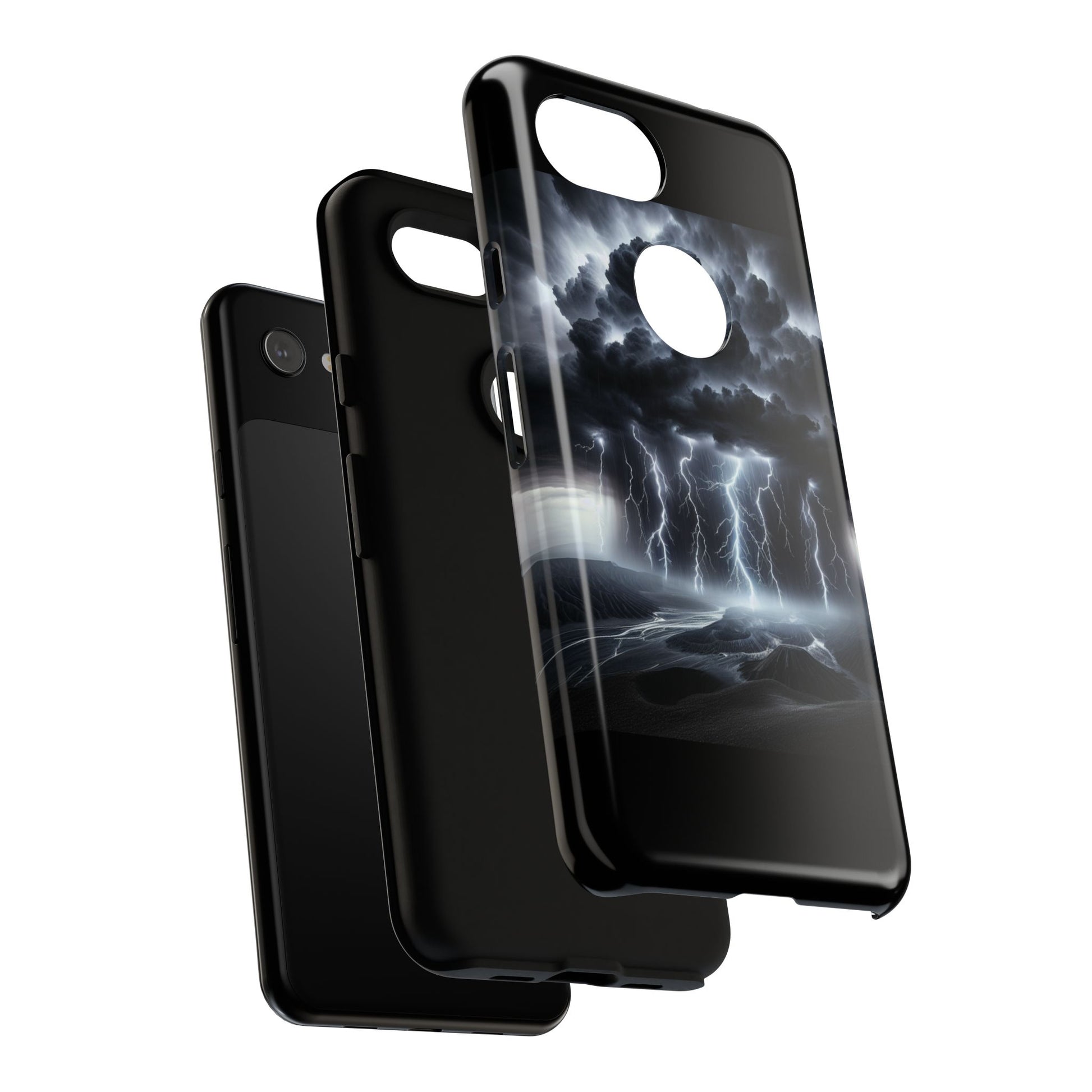 Tough Cases for the Bold: Stormy Thunder Phone Case, Lightning Protection, Durable Cover for Adventurers, Unique Gift for Nature [...]