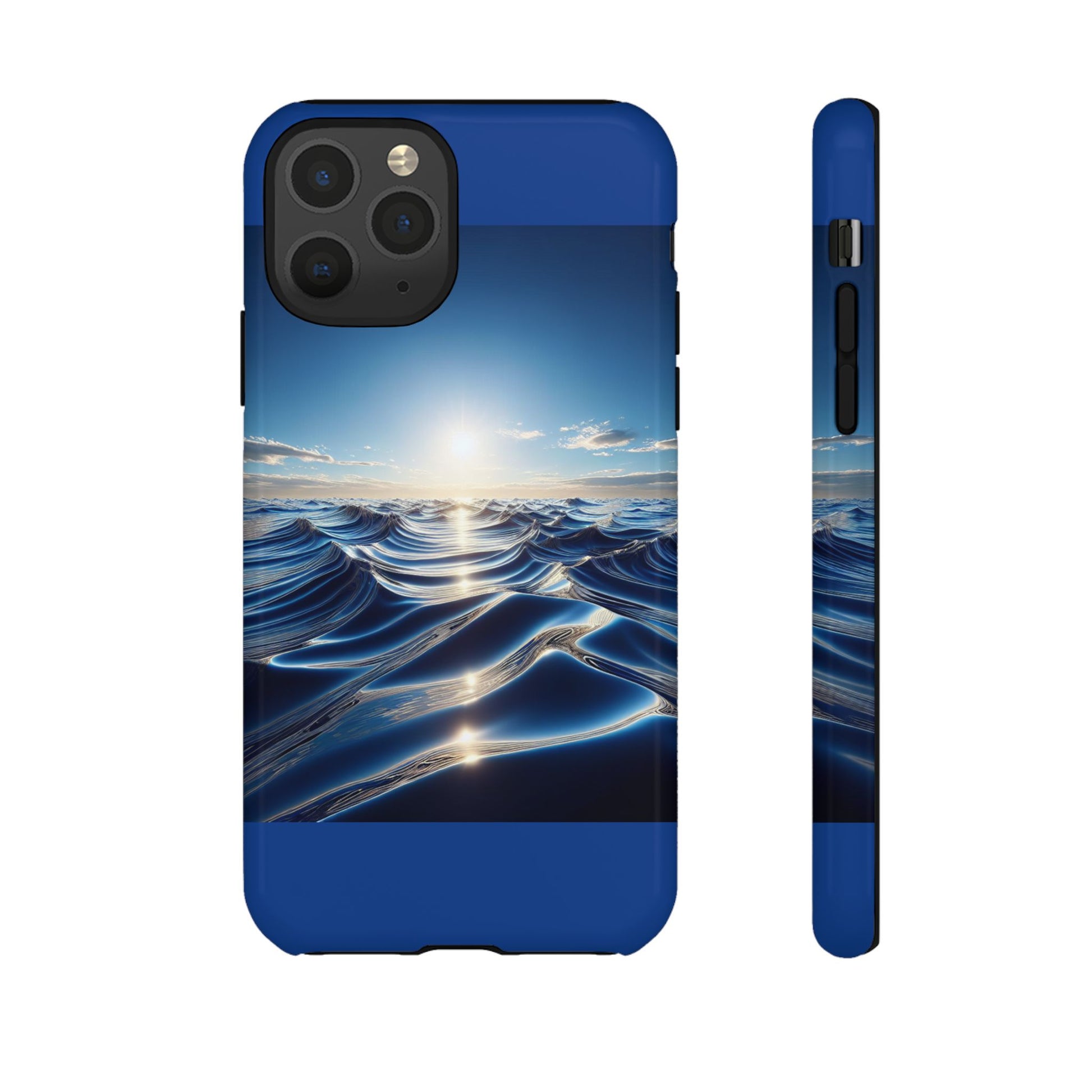 Ocean Wave Phone Case, Tough Phone Cover, Stylish Cell Case, Gift for Beach Lovers, Customizable Phone Accessory