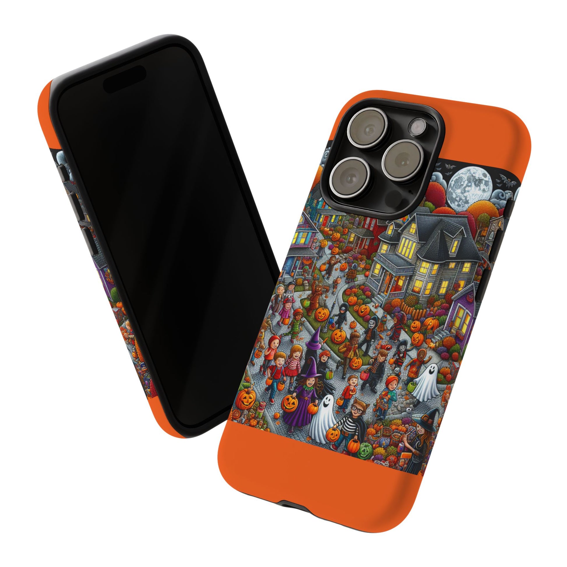 Halloween Phone Case, Tough Cases for Spooky Season, Fall Decor, Trick or Treat, Pumpkin Lovers, Ghost Design