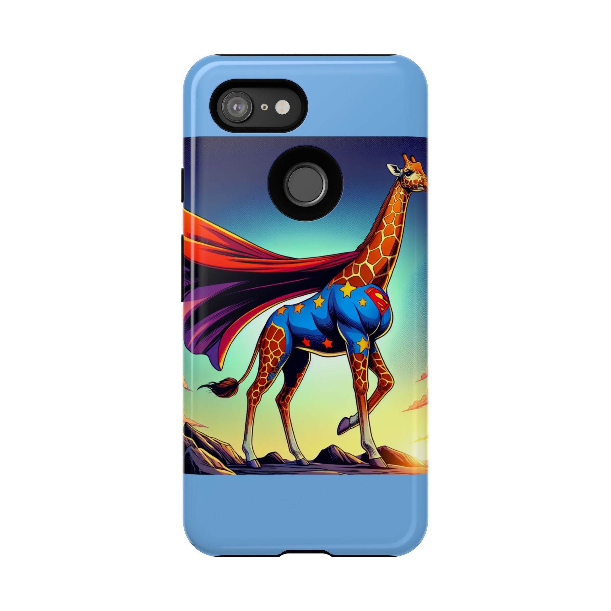 Superhero Giraffe Phone Case | Tough Cases, Unique Gifts, Animal Lover Accessories, Fun Tech Protectors, Cute Phone Covers, Birthday Gift