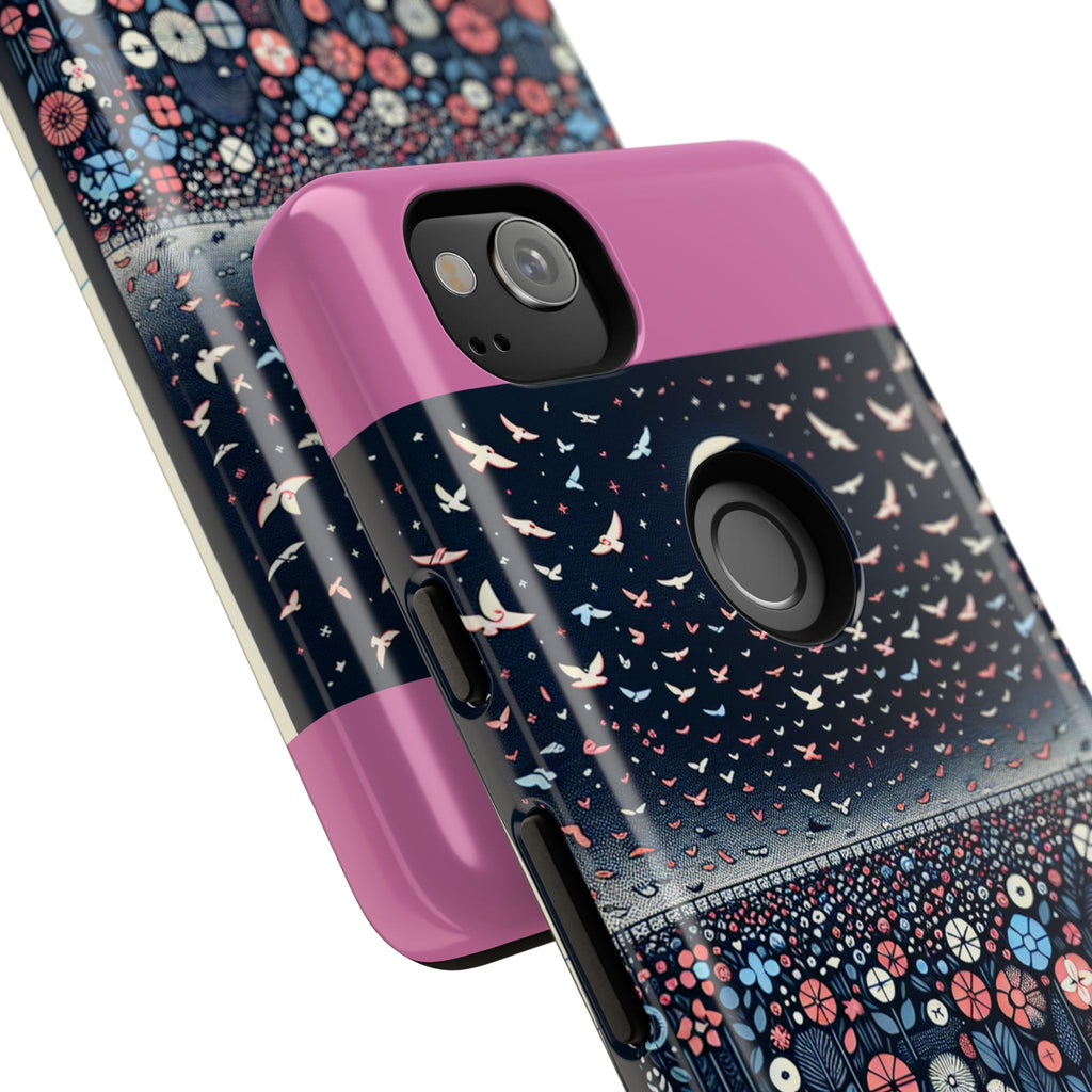 Floral Phone Case, Tough Cases for iPhone, Nature-Inspired Design, Gift for Her, Stylish Protection, Trending Accessory