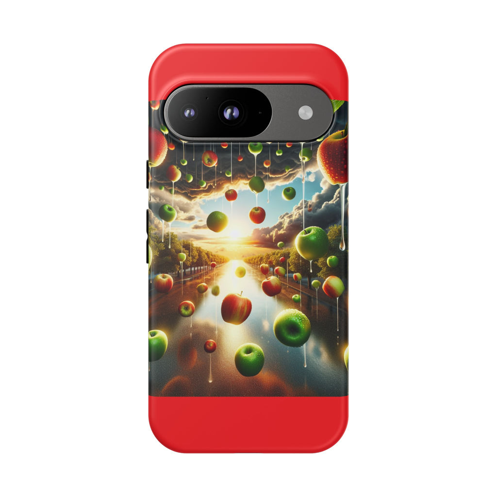 Vibrant Phone Case with Artistic Apple Design, Unique Gift for Art Lovers, Trendy Accessory for Any Occasion, Stylish Smartphone Cover