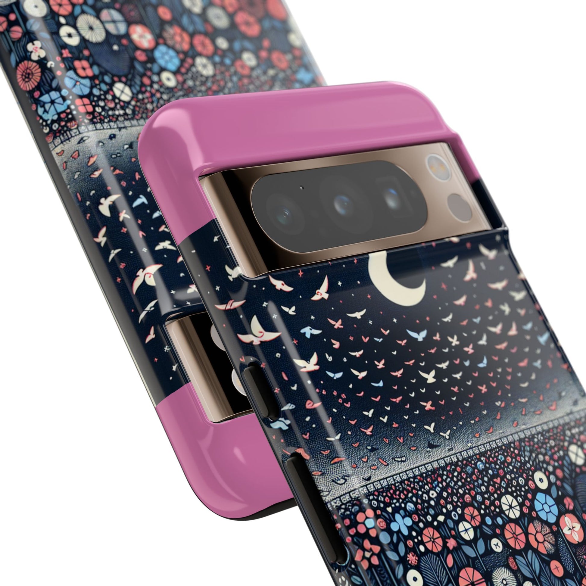 Floral Phone Case, Tough Cases for iPhone, Nature-Inspired Design, Gift for Her, Stylish Protection, Trending Accessory