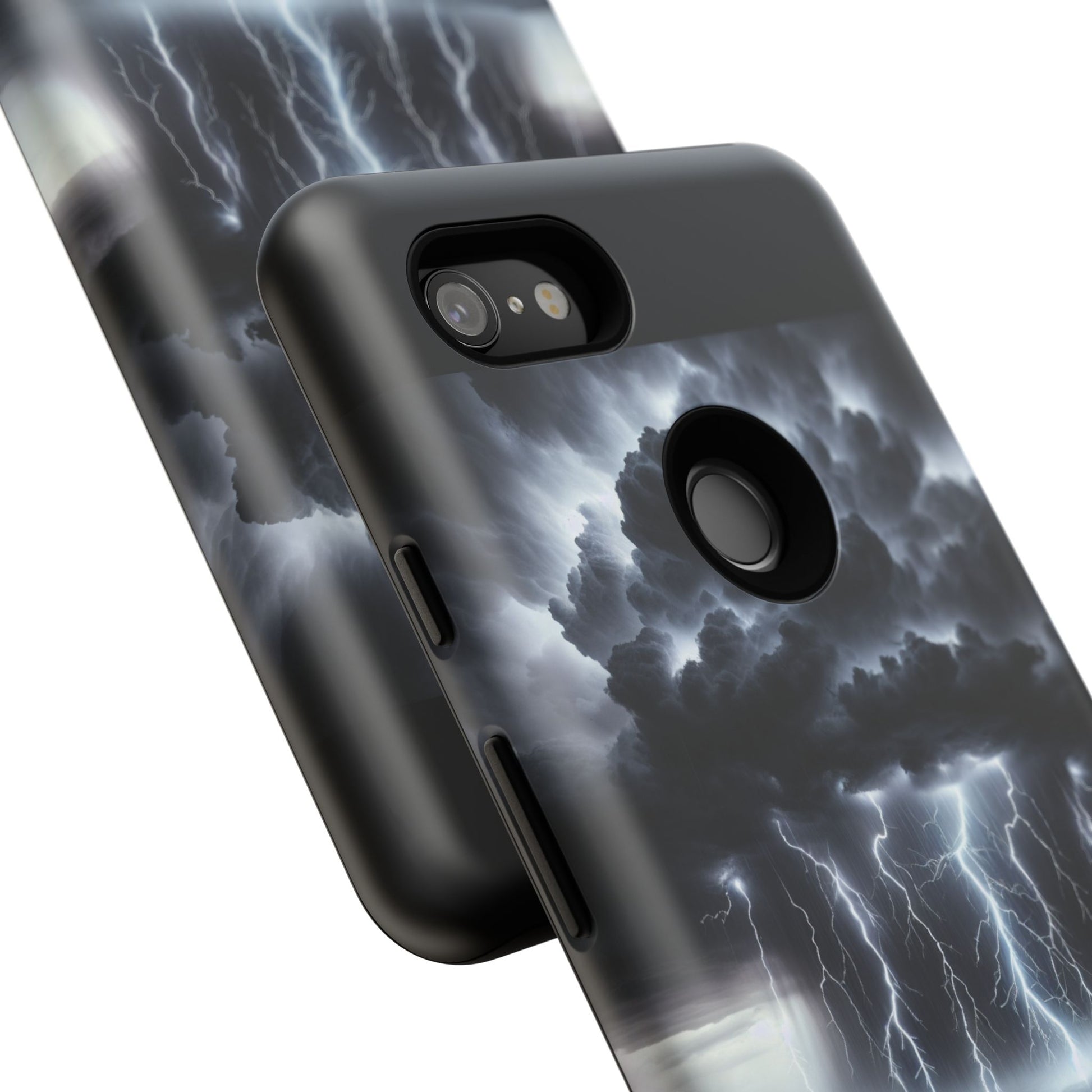 Tough Cases for the Bold: Stormy Thunder Phone Case, Lightning Protection, Durable Cover for Adventurers, Unique Gift for Nature [...]