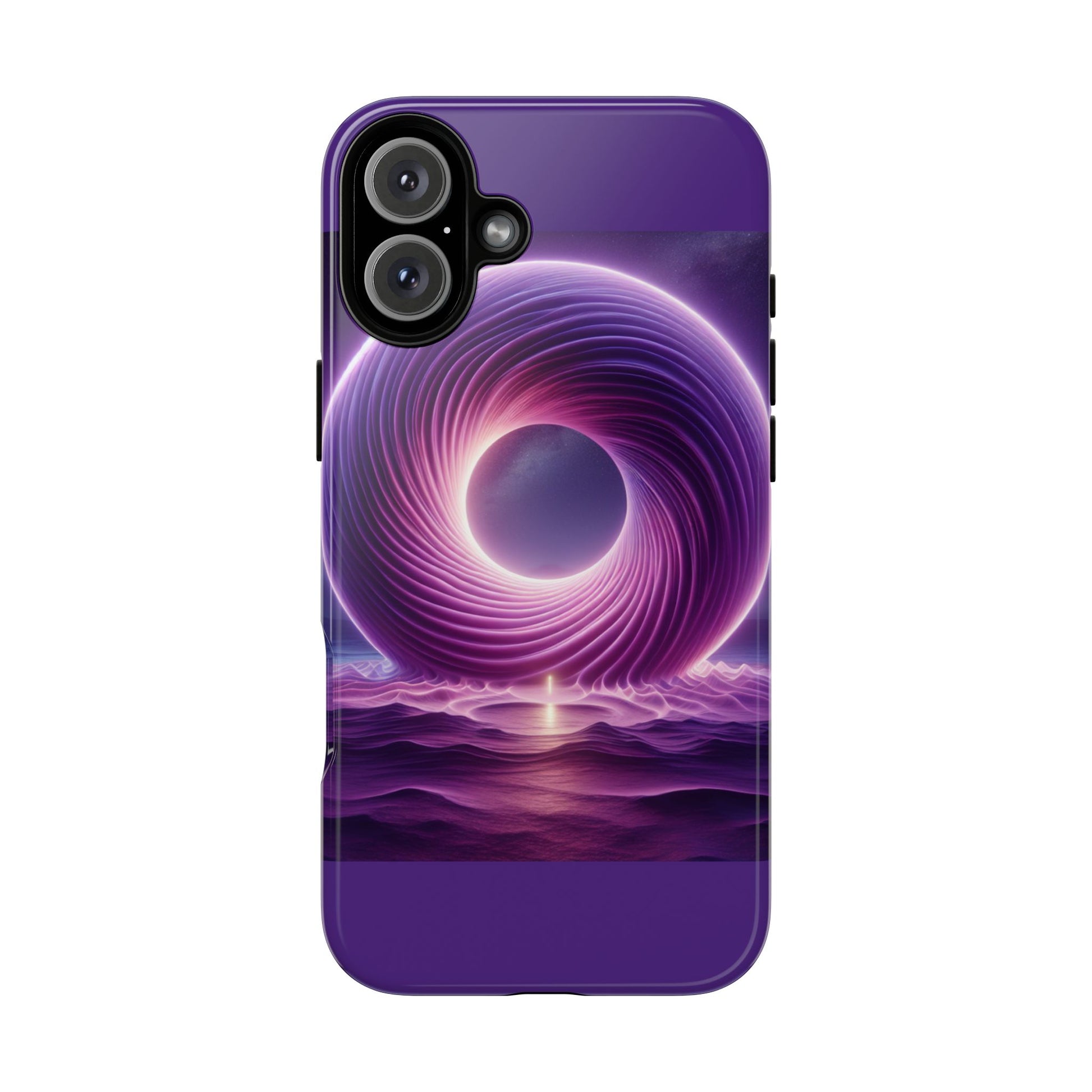 Colorful Phone Case with Swirling Design, Tough Phone Cover, Cosmic Phone Protector, Unique Gift for Tech Lovers, Stylish Smartphone Shell