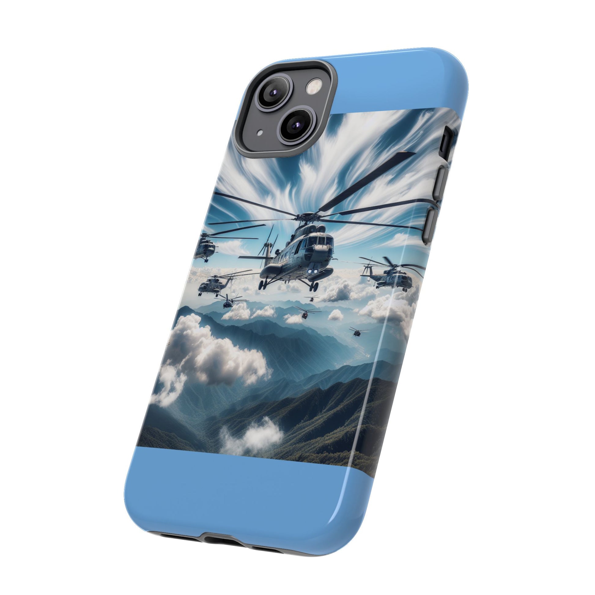 Tough Cases - Helicopter Design Phone Case, Military Style Cover, Unique Gift for Aviation Lovers, Durable Phone Protector, Hobbyist [...]