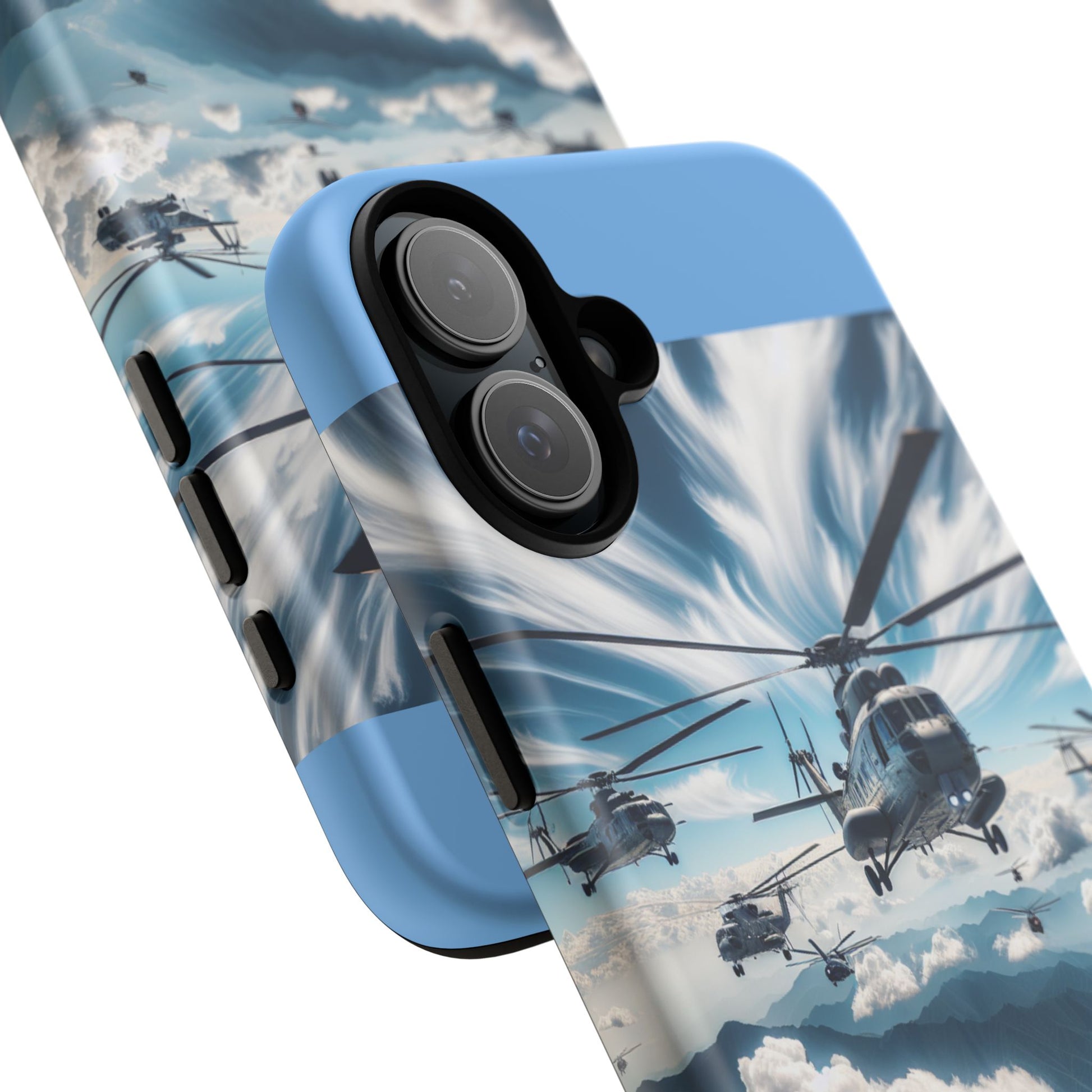 Tough Cases - Helicopter Design Phone Case, Military Style Cover, Unique Gift for Aviation Lovers, Durable Phone Protector, Hobbyist [...]