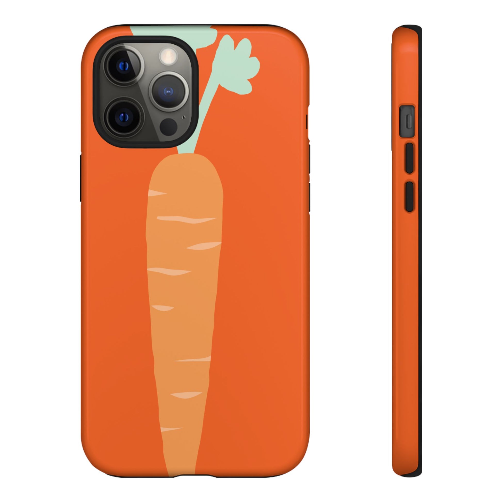 Tough Cases Carrot Phone Case, Cute Smartphone Cover, Fun Gift for Garden Lovers, Fall Decor, Vegan Accessories, Colorful Case