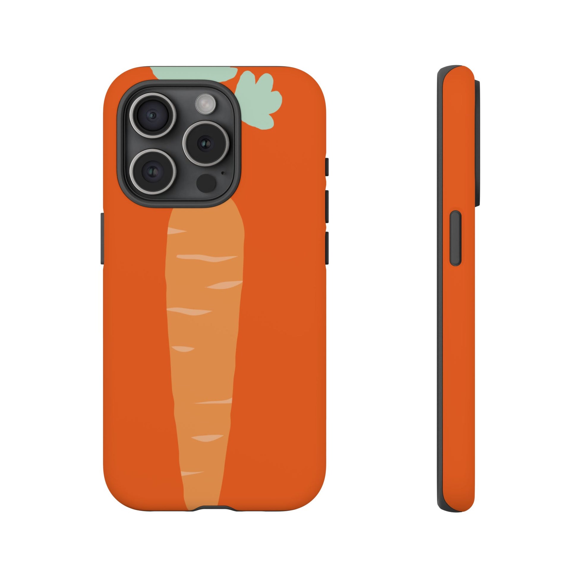 Tough Cases Carrot Phone Case, Cute Smartphone Cover, Fun Gift for Garden Lovers, Fall Decor, Vegan Accessories, Colorful Case
