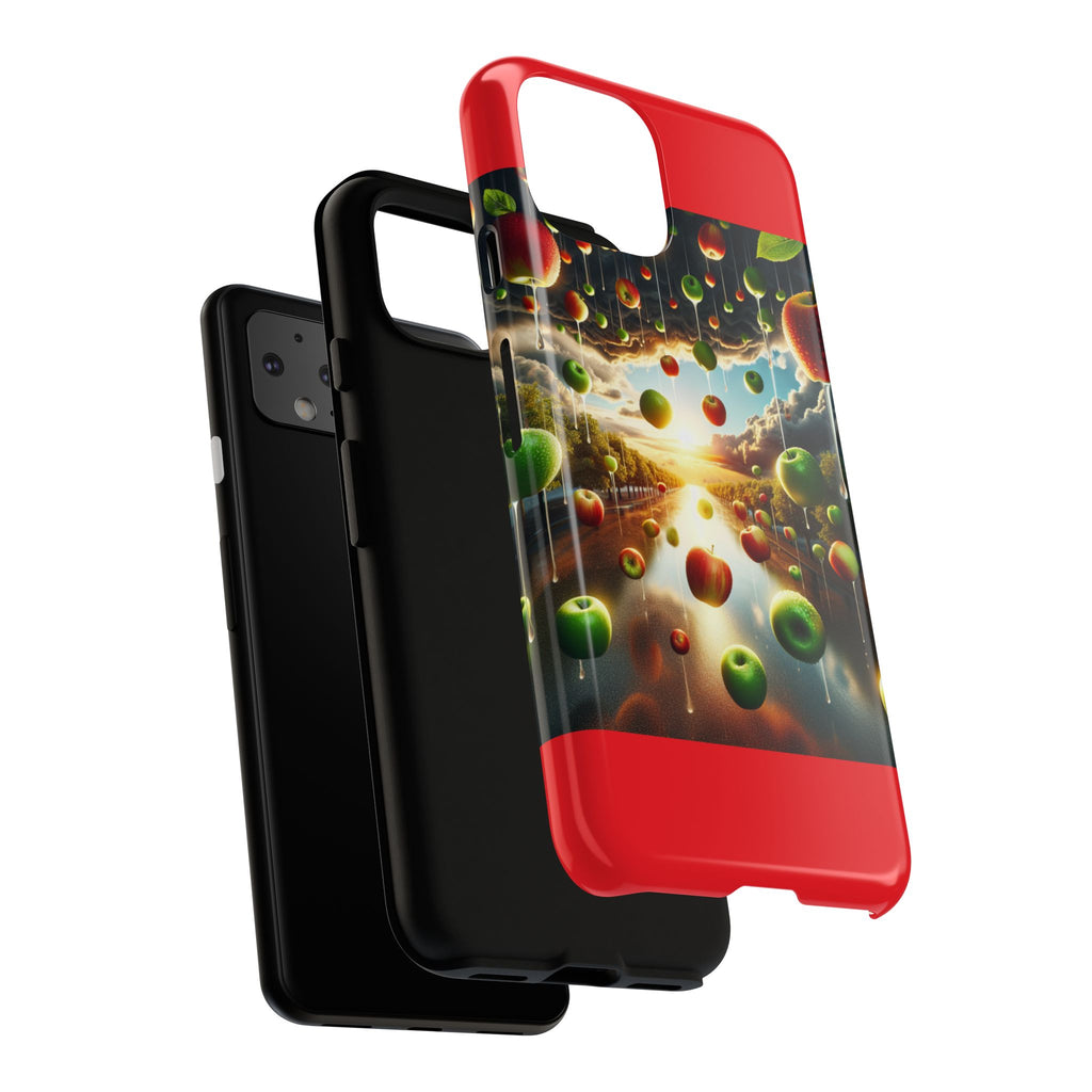 Vibrant Phone Case with Artistic Apple Design, Unique Gift for Art Lovers, Trendy Accessory for Any Occasion, Stylish Smartphone Cover
