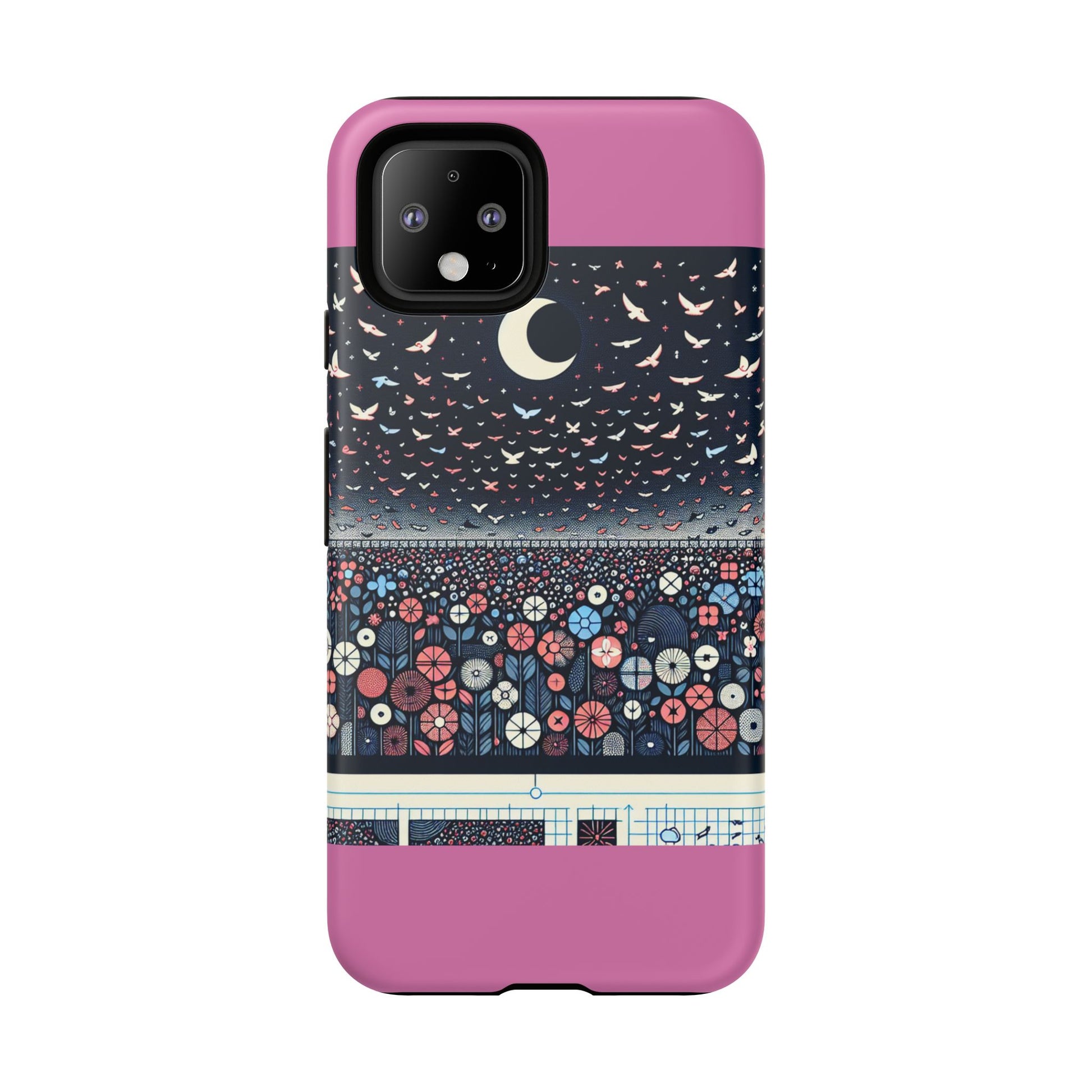 Floral Phone Case, Tough Cases for iPhone, Nature-Inspired Design, Gift for Her, Stylish Protection, Trending Accessory