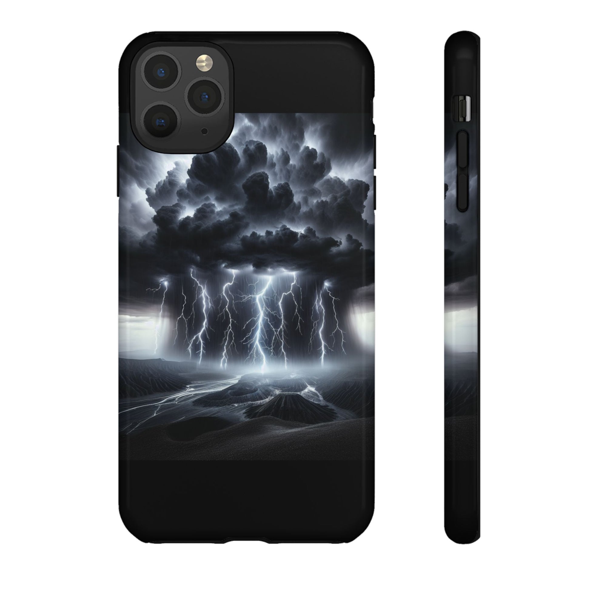 Tough Cases for the Bold: Stormy Thunder Phone Case, Lightning Protection, Durable Cover for Adventurers, Unique Gift for Nature [...]