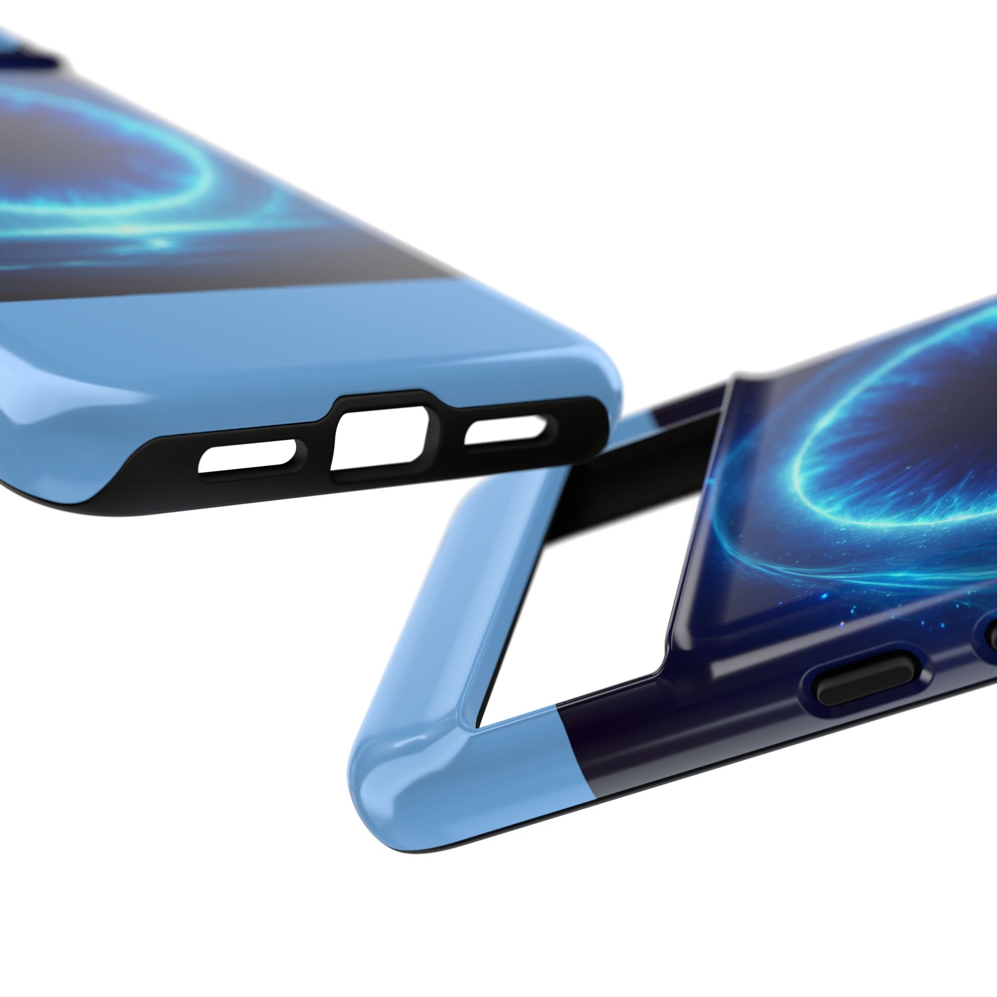 Blue Galaxy Phone Case, Tough Phone Cover, Cosmic Protection Case, Space Design, Gift for Space Lovers