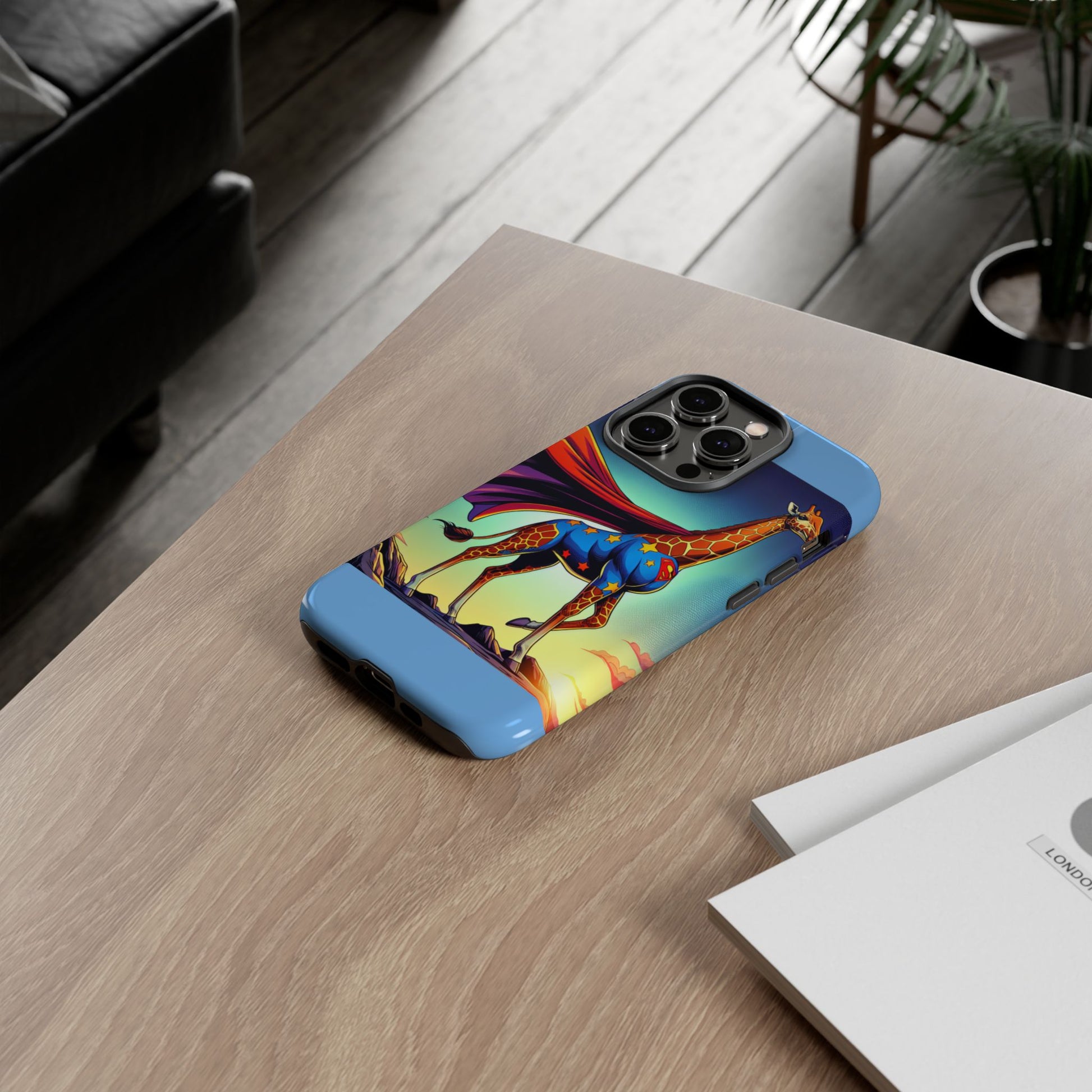 Superhero Giraffe Phone Case | Tough Cases, Unique Gifts, Animal Lover Accessories, Fun Tech Protectors, Cute Phone Covers, Birthday Gift