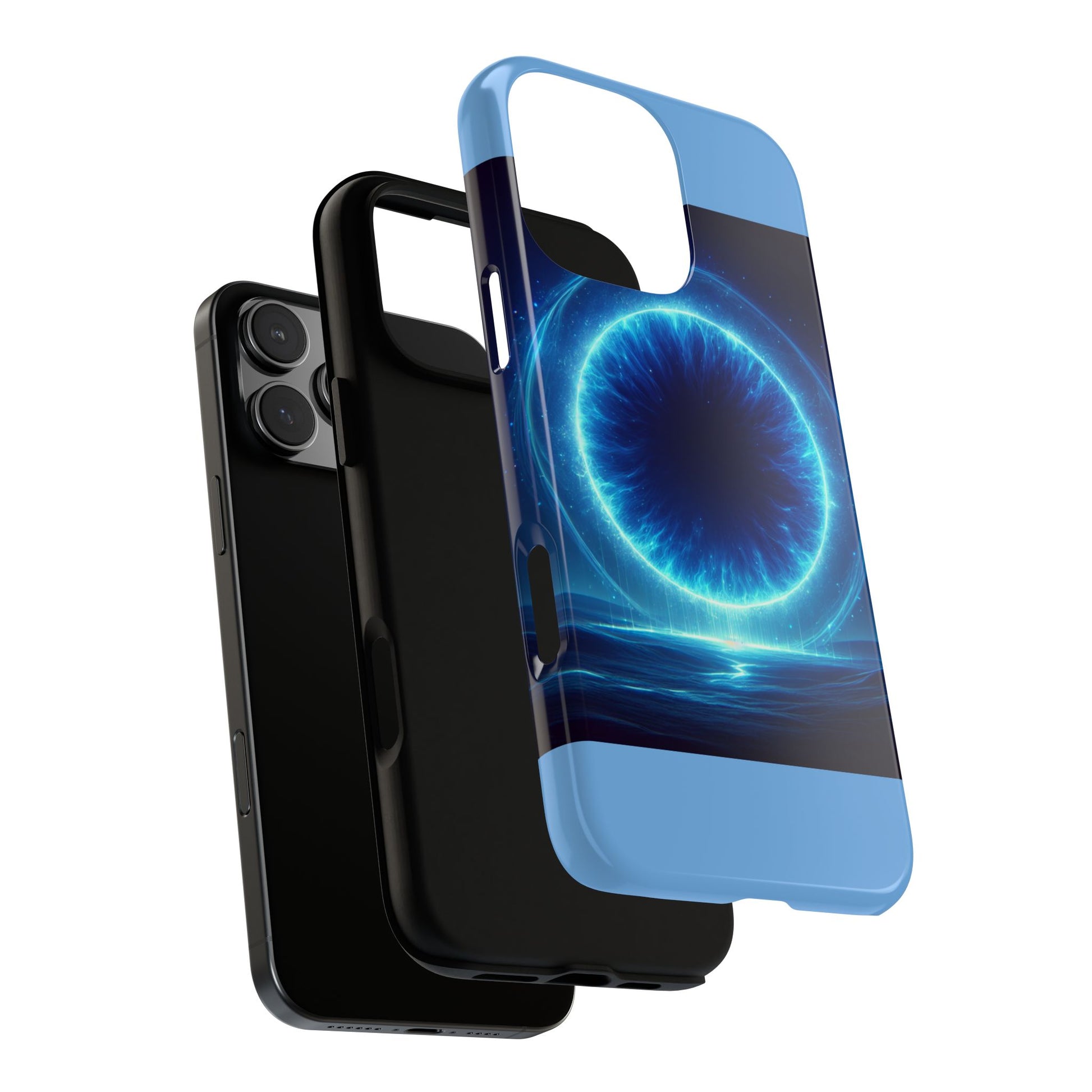 Blue Galaxy Phone Case, Tough Phone Cover, Cosmic Protection Case, Space Design, Gift for Space Lovers