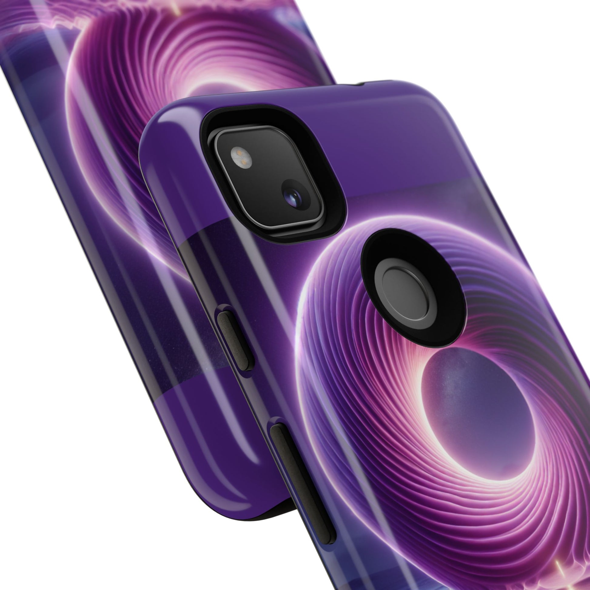 Colorful Phone Case with Swirling Design, Tough Phone Cover, Cosmic Phone Protector, Unique Gift for Tech Lovers, Stylish Smartphone Shell