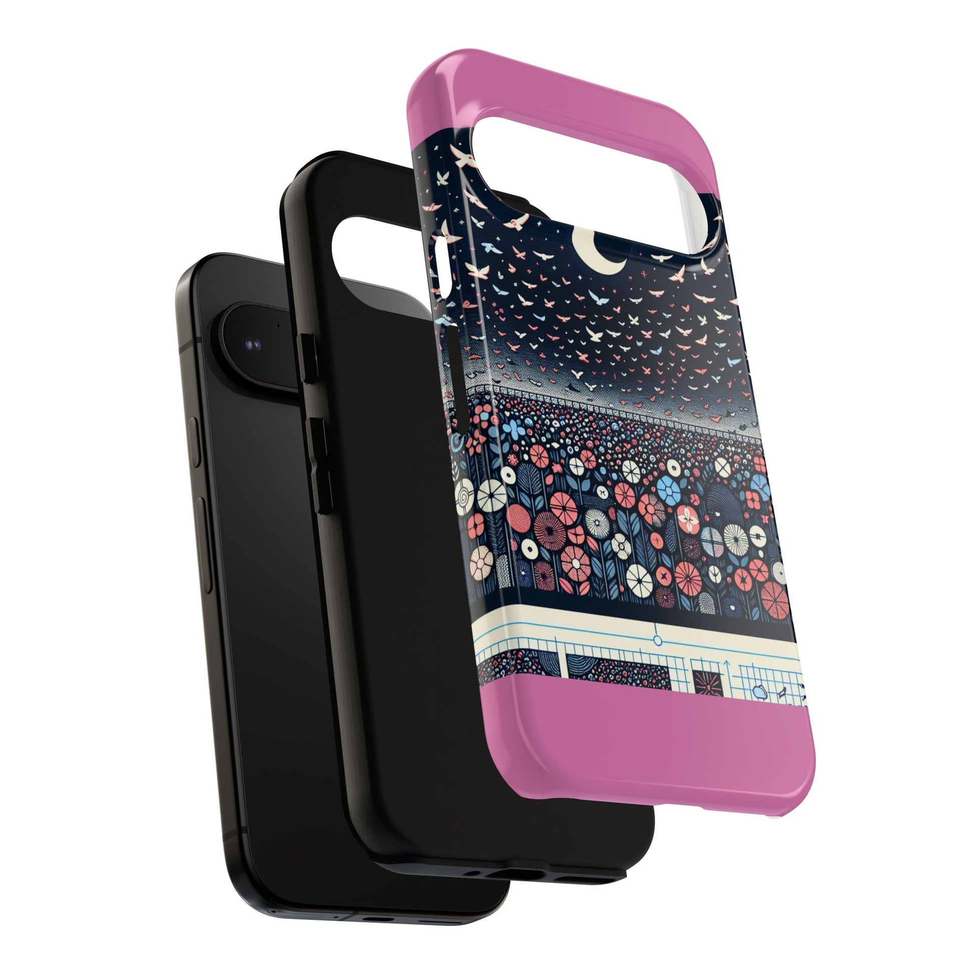 Floral Phone Case, Tough Cases for iPhone, Nature-Inspired Design, Gift for Her, Stylish Protection, Trending Accessory