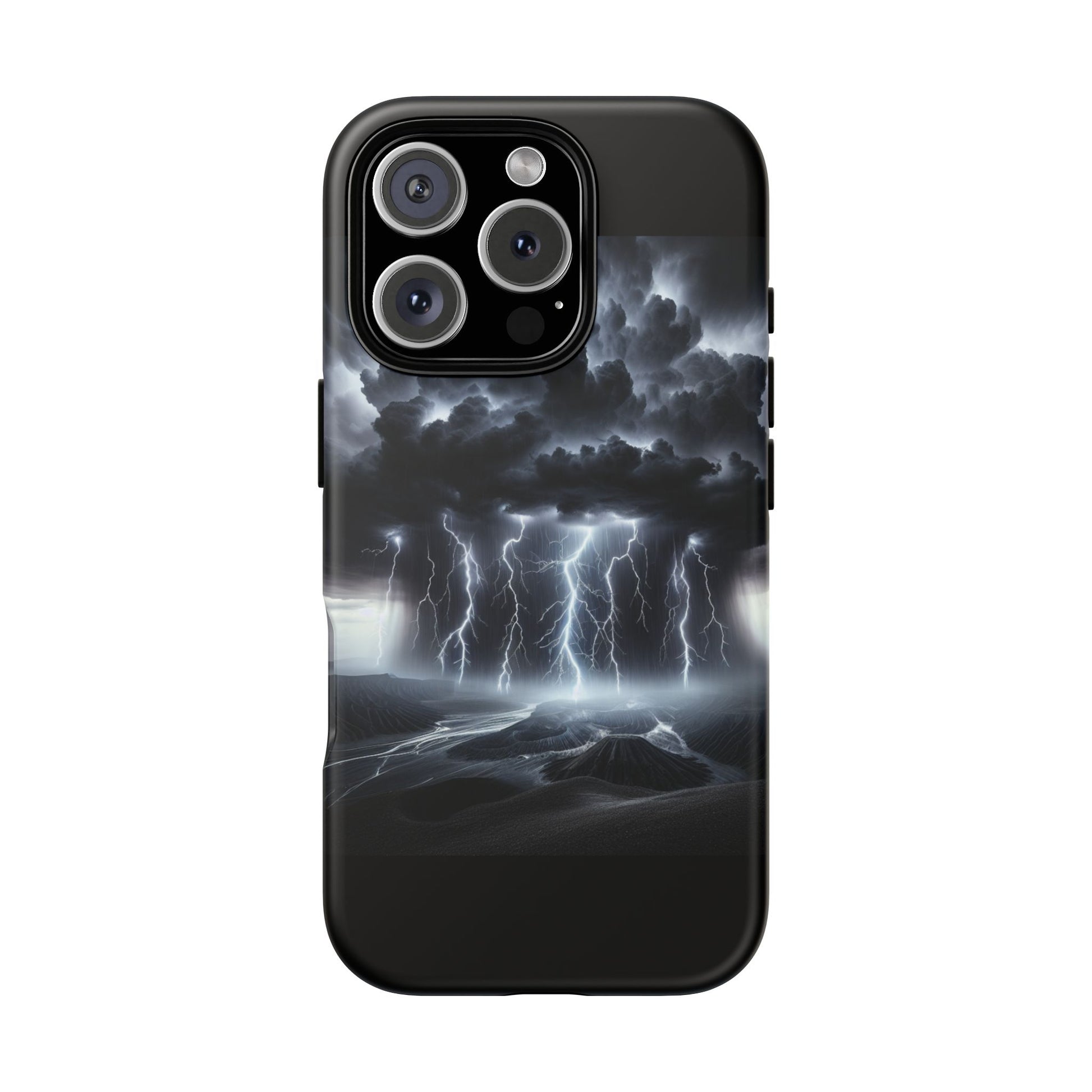 Tough Cases for the Bold: Stormy Thunder Phone Case, Lightning Protection, Durable Cover for Adventurers, Unique Gift for Nature [...]