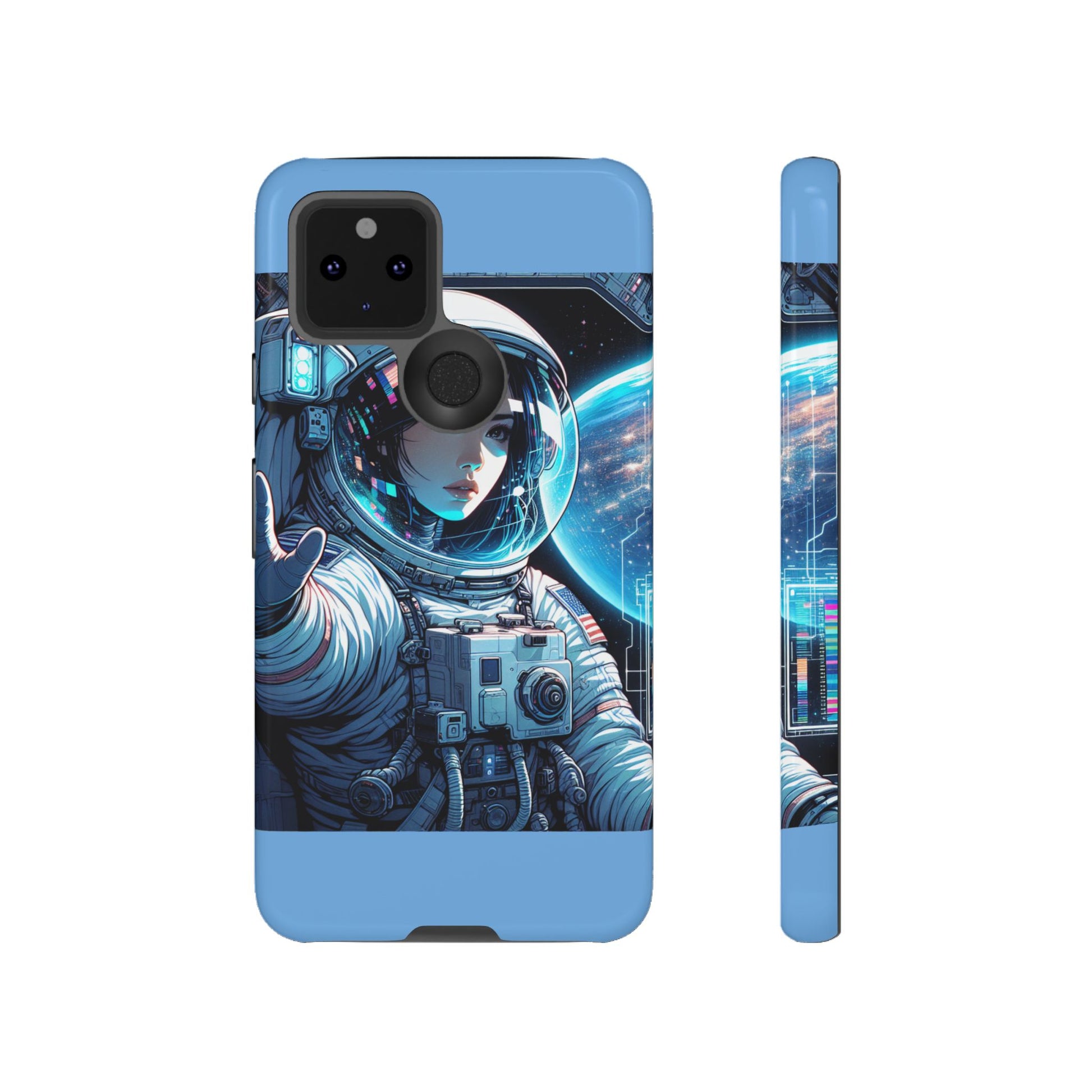 Astronaut Phone Case, Space-Themed Tough Case, Unique Gift for Science Lovers, Trendy Protection for Smartphones, Cool Tech Accessories