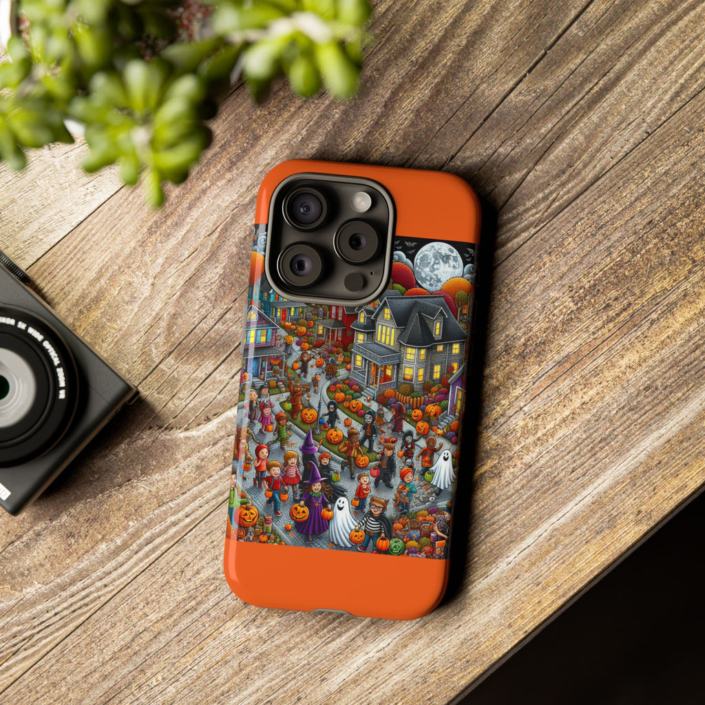 Halloween Phone Case, Tough Cases for Spooky Season, Fall Decor, Trick or Treat, Pumpkin Lovers, Ghost Design