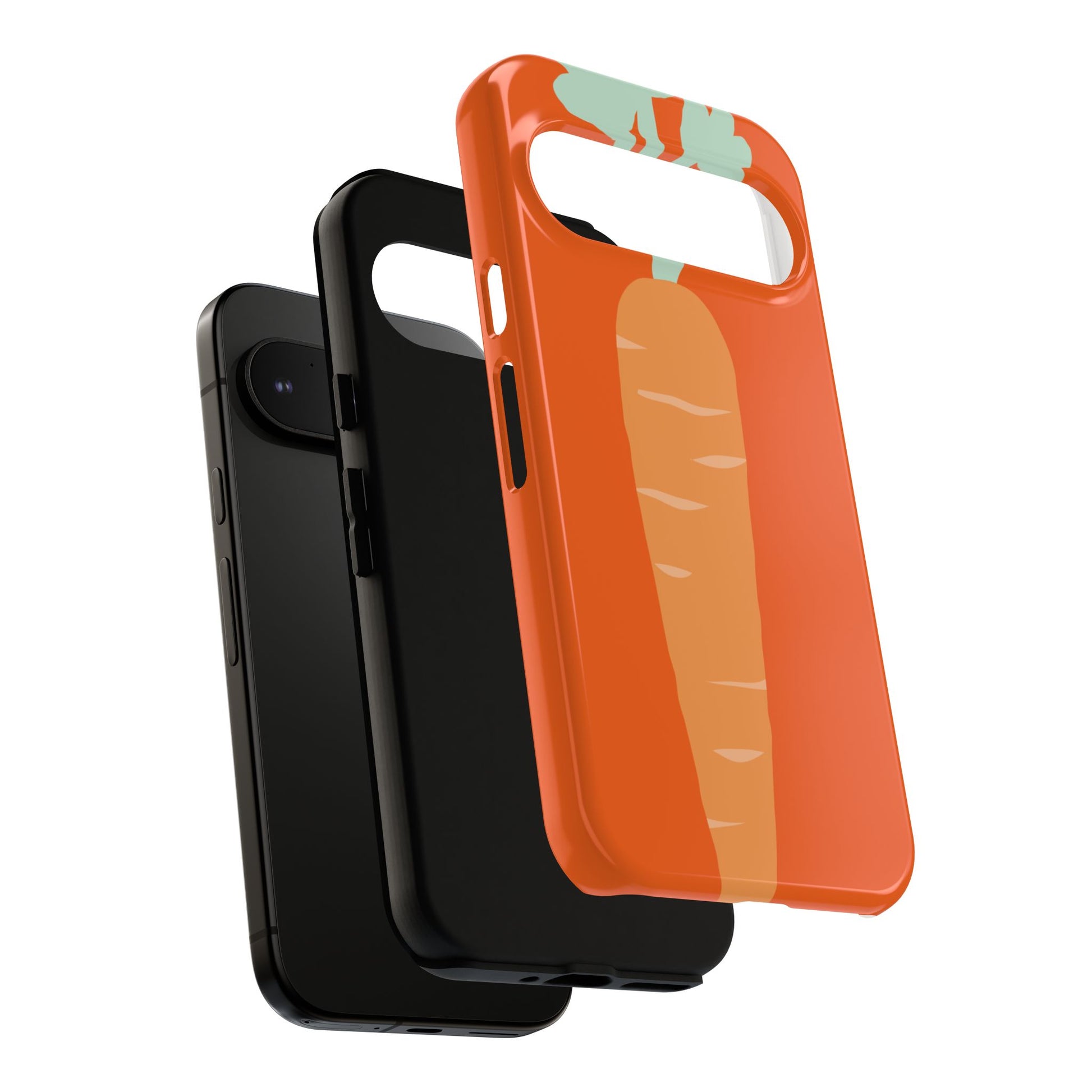 Tough Cases Carrot Phone Case, Cute Smartphone Cover, Fun Gift for Garden Lovers, Fall Decor, Vegan Accessories, Colorful Case