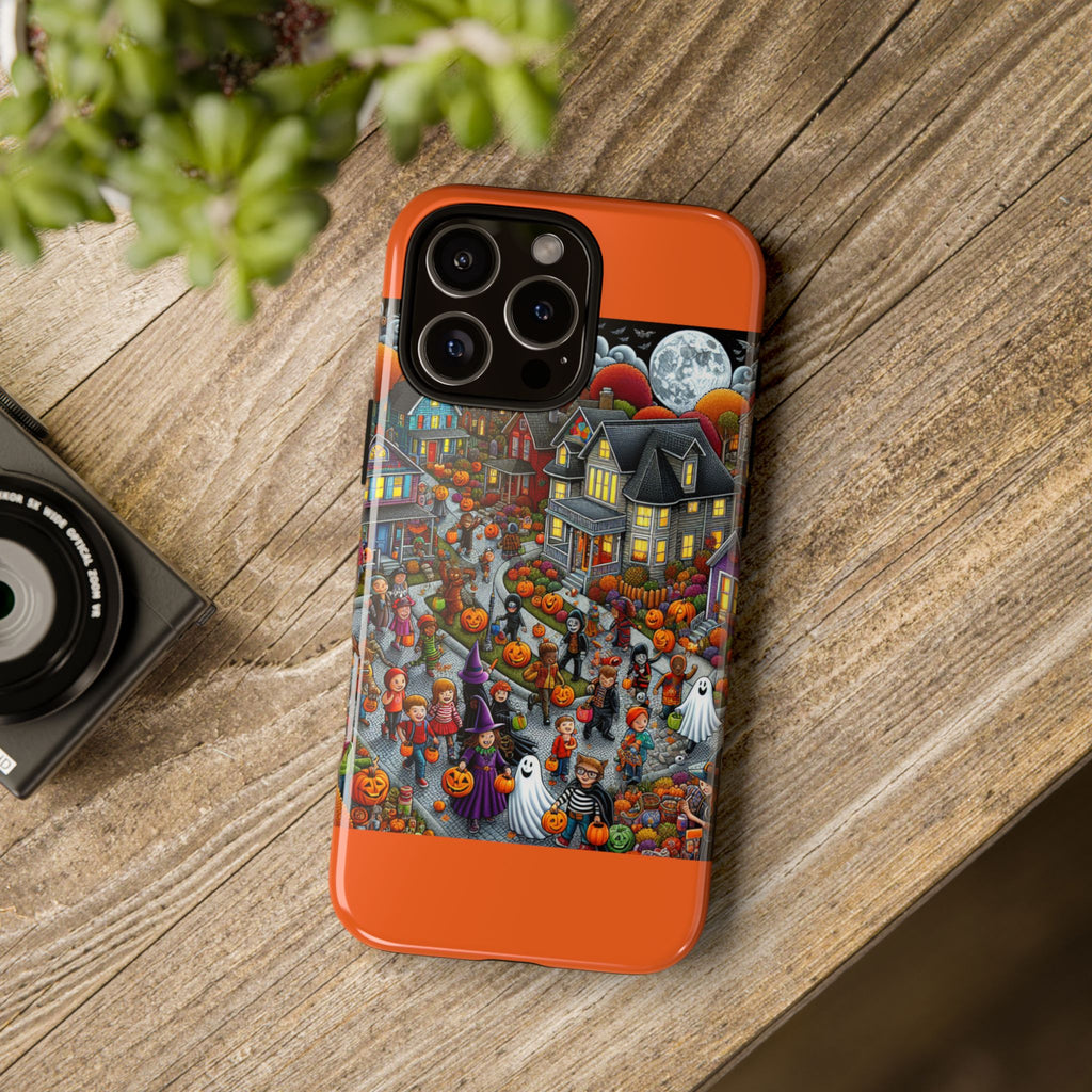 Halloween Phone Case, Tough Cases for Spooky Season, Fall Decor, Trick or Treat, Pumpkin Lovers, Ghost Design