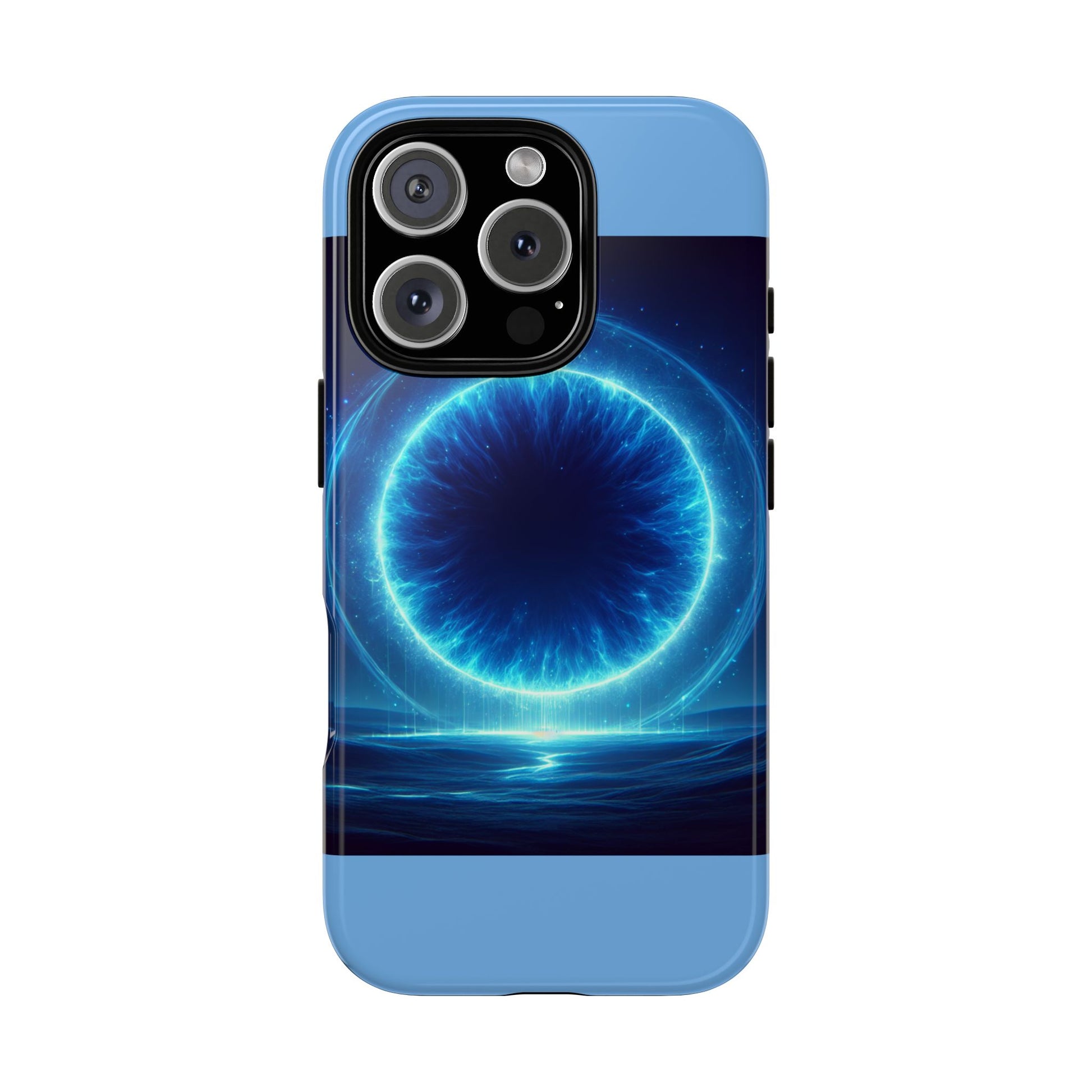 Blue Galaxy Phone Case, Tough Phone Cover, Cosmic Protection Case, Space Design, Gift for Space Lovers