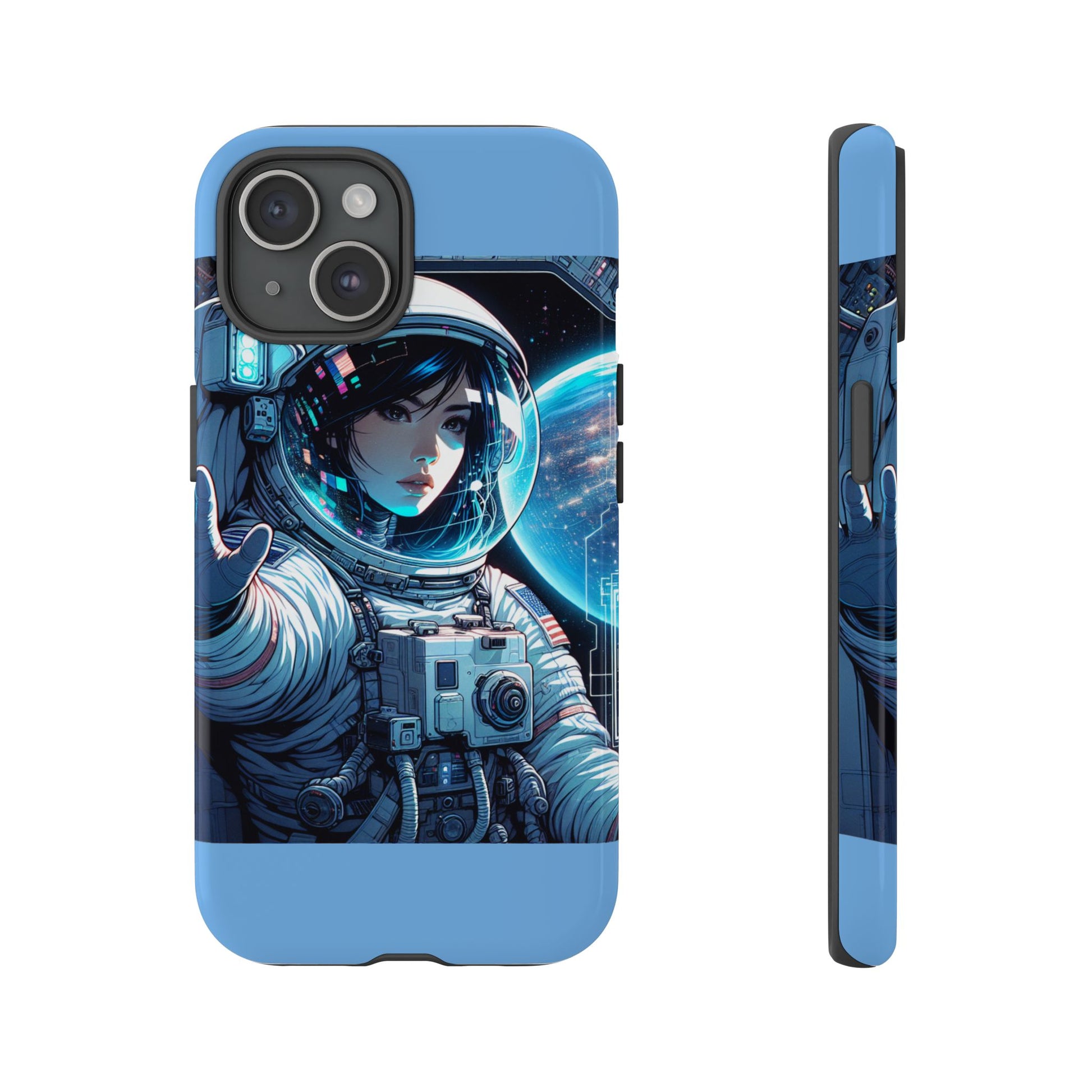 Astronaut Phone Case, Space-Themed Tough Case, Unique Gift for Science Lovers, Trendy Protection for Smartphones, Cool Tech Accessories