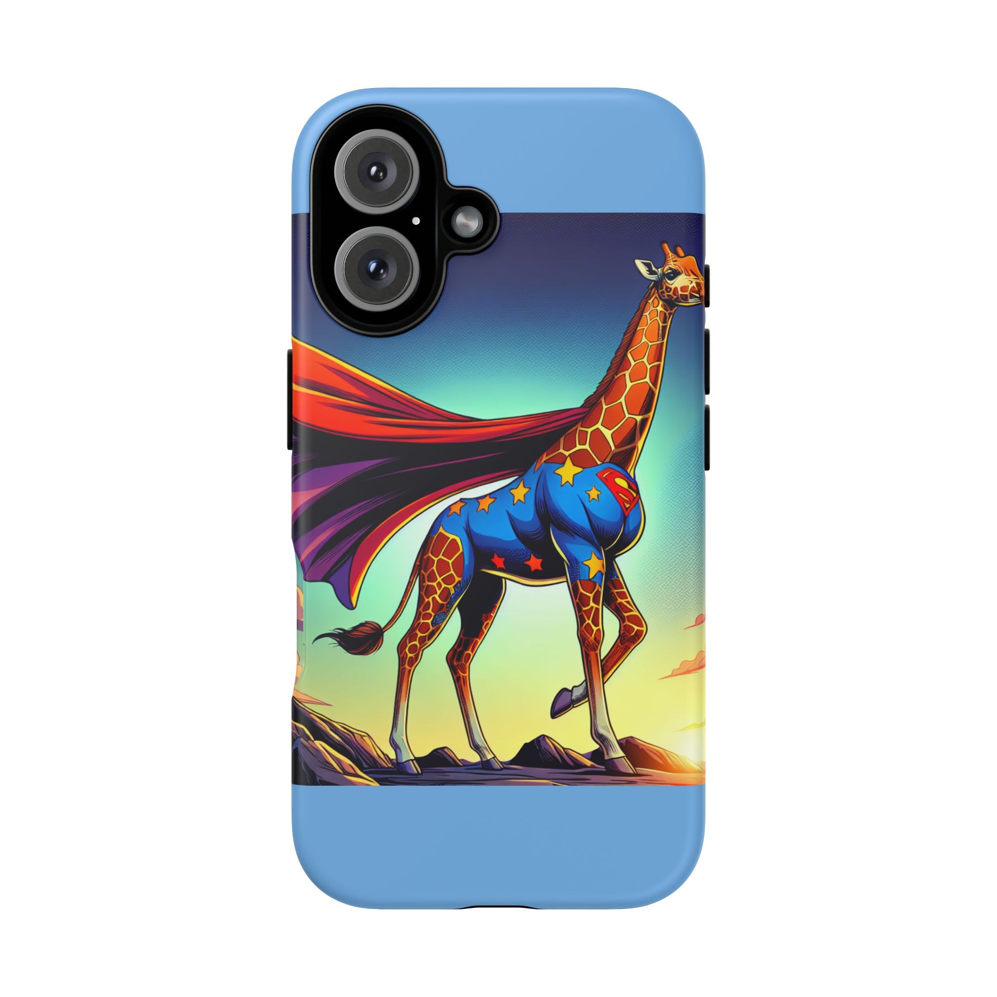 Superhero Giraffe Phone Case | Tough Cases, Unique Gifts, Animal Lover Accessories, Fun Tech Protectors, Cute Phone Covers, Birthday Gift