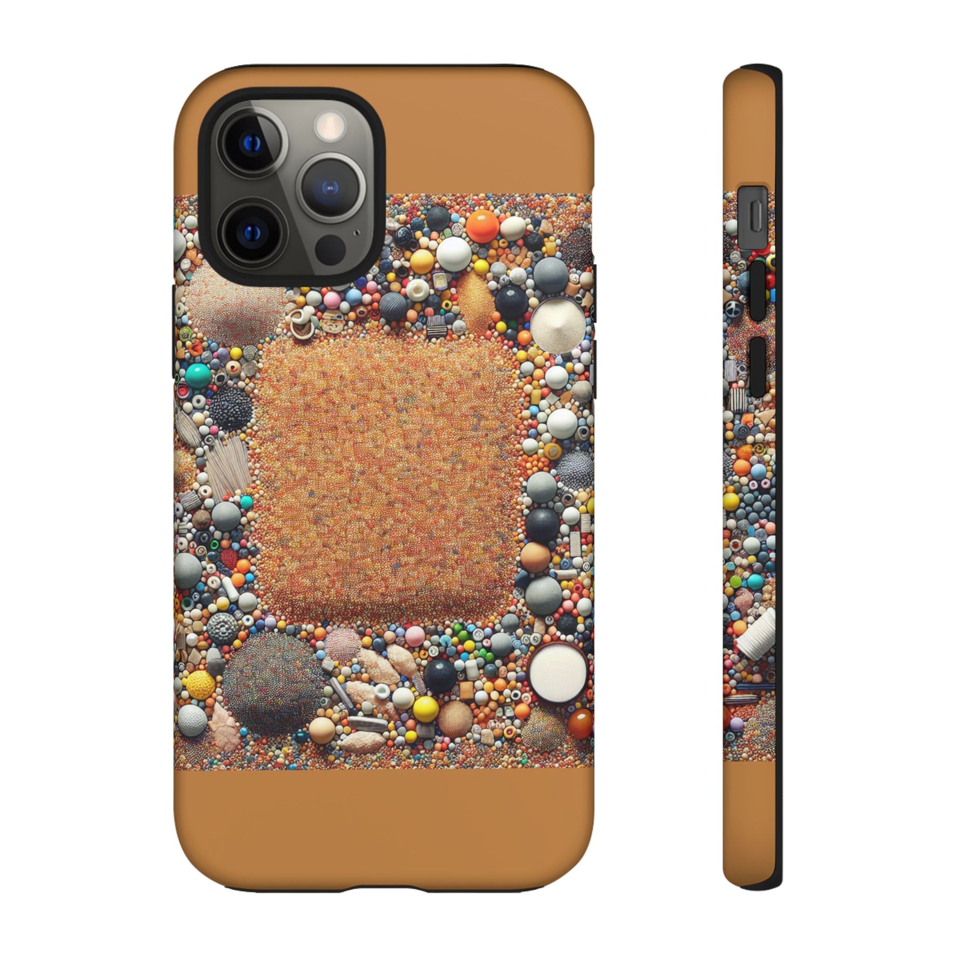 Colorful Phone Case with Unique Texture, Tough Case, Phone Accessory, Trendy Design, Gift for Tech Lovers, Durable Protection