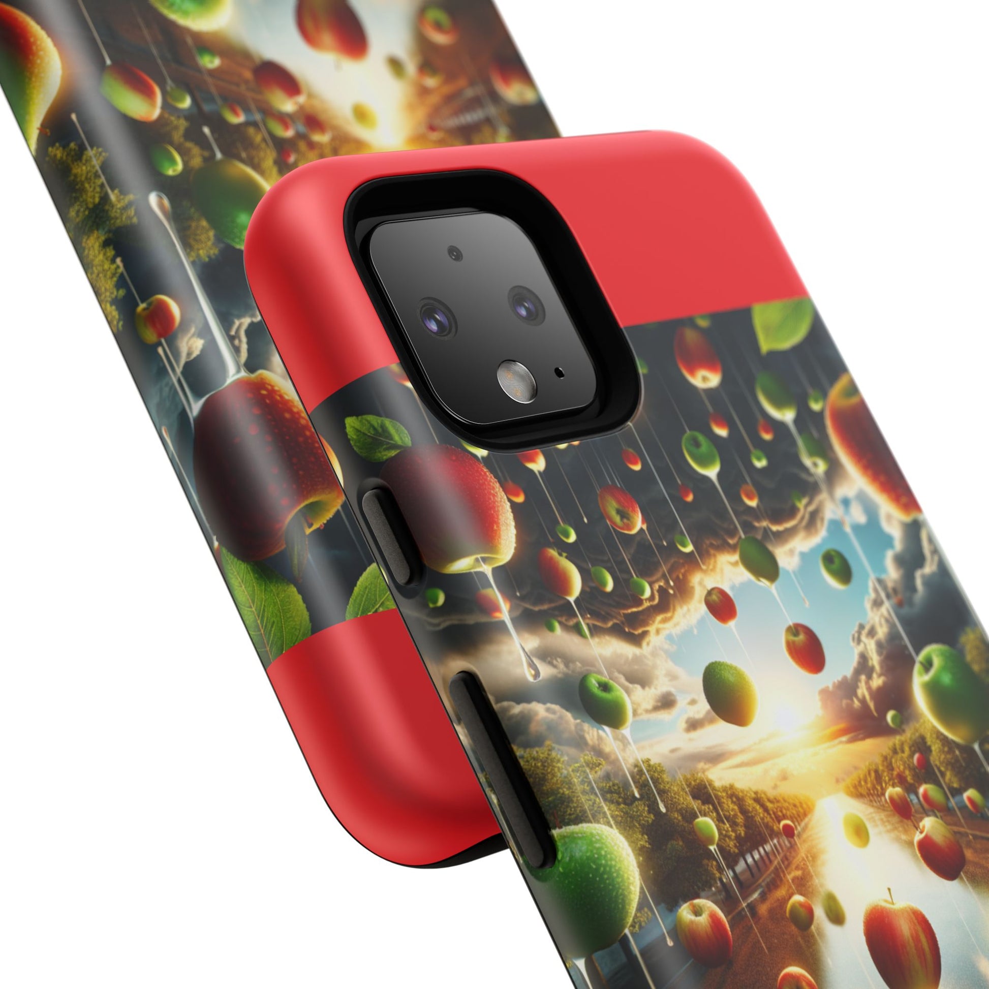 Vibrant Phone Case with Artistic Apple Design, Unique Gift for Art Lovers, Trendy Accessory for Any Occasion, Stylish Smartphone Cover