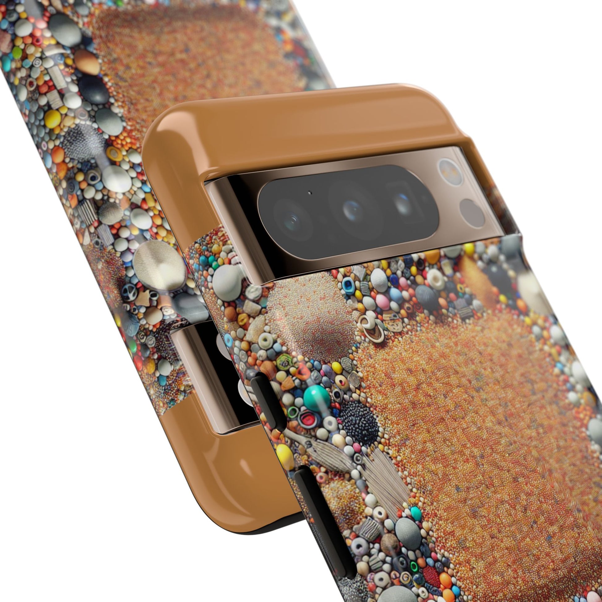 Colorful Phone Case with Unique Texture, Tough Case, Phone Accessory, Trendy Design, Gift for Tech Lovers, Durable Protection